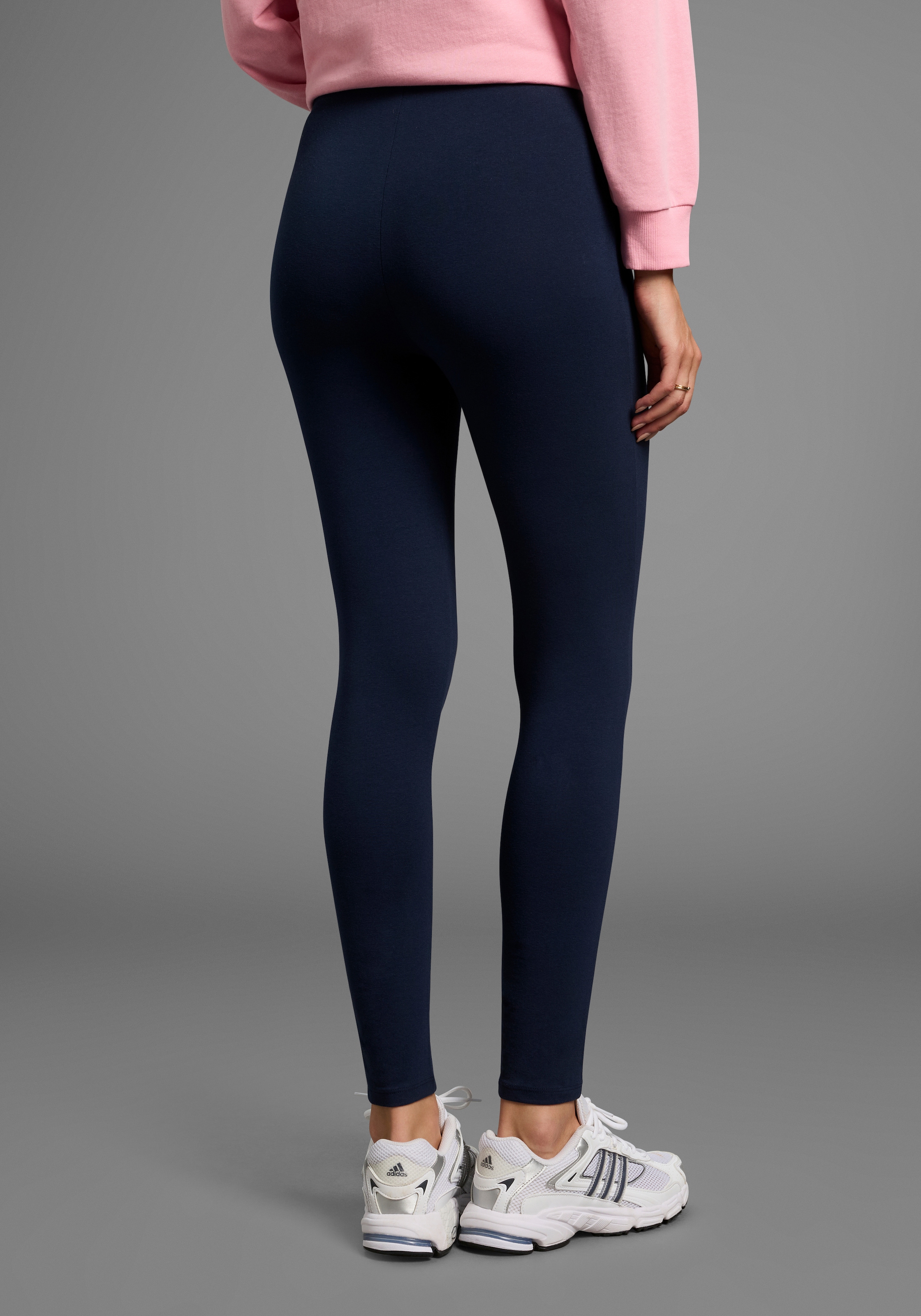 Neun Monate Umstandshose »2 Stück Umstands-Hosen für Schwangerschaft und Stillzeit«, (Packung, 2 tlg.), 2er Pack Leggings für Schwangerschaft & Stillzeit