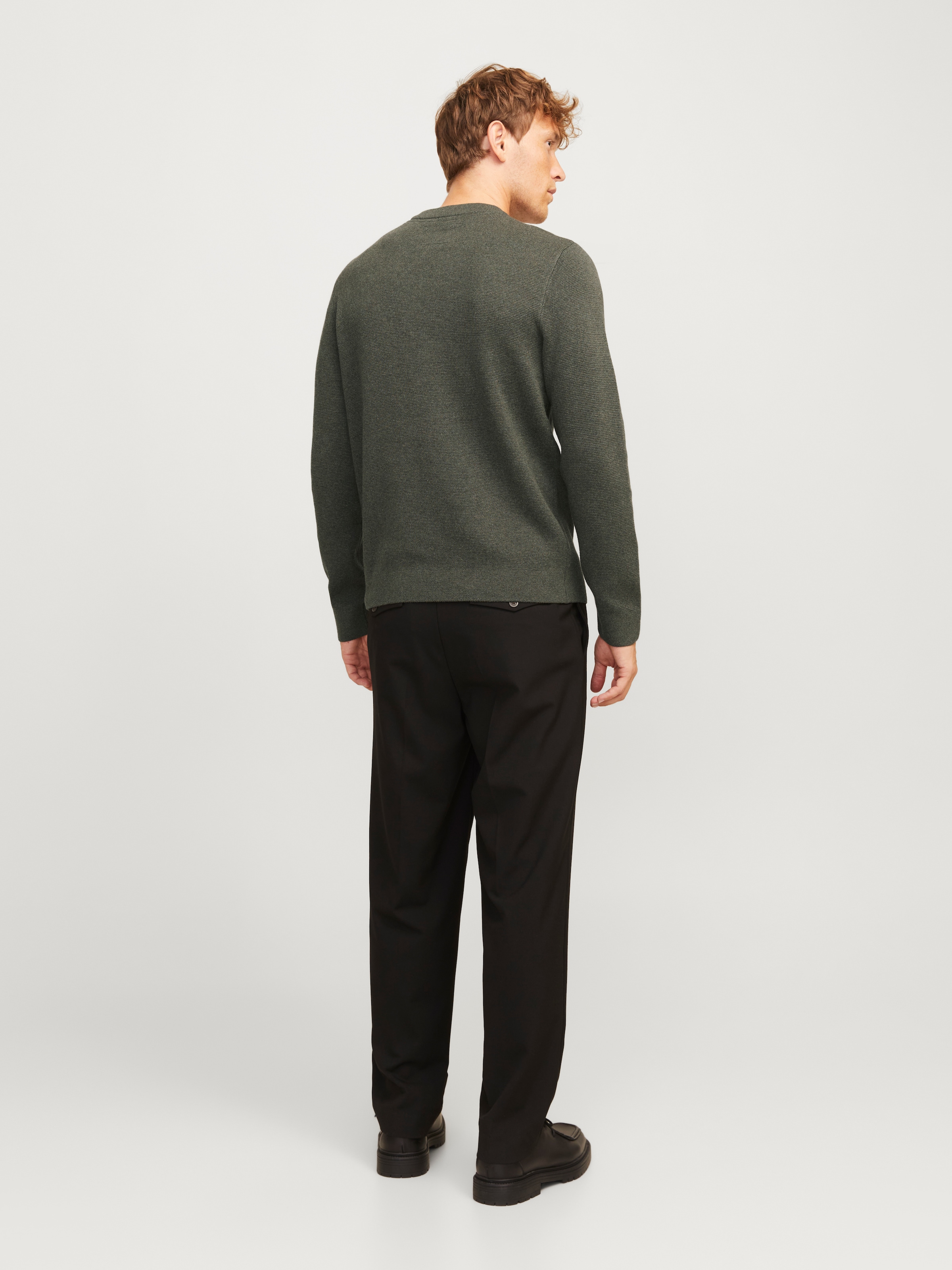 Jack & Jones Strickpullover »JPRBLAMILANO STITCH KNIT CREW NECK SN«