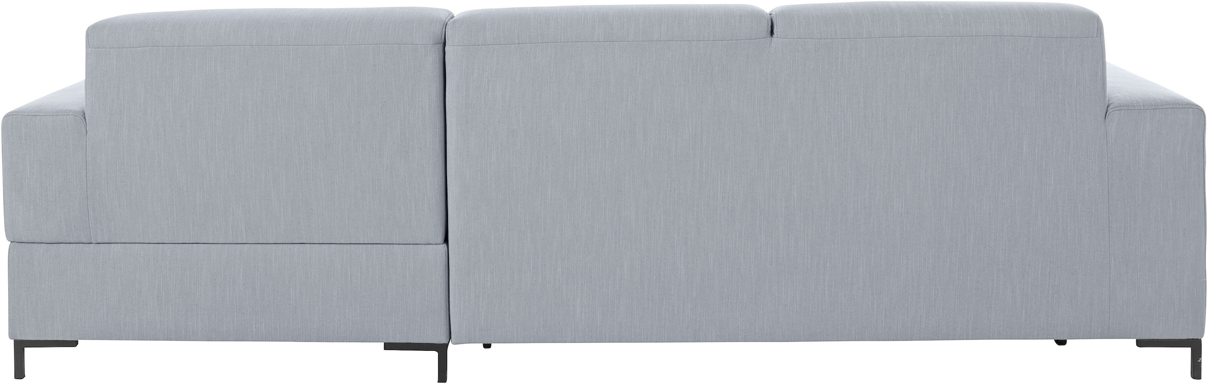 OTTO products Ecksofa »Grazzo L-Form«, hochwertige Stoffe aus recyceltem Material, Steppung im Sitzbereich