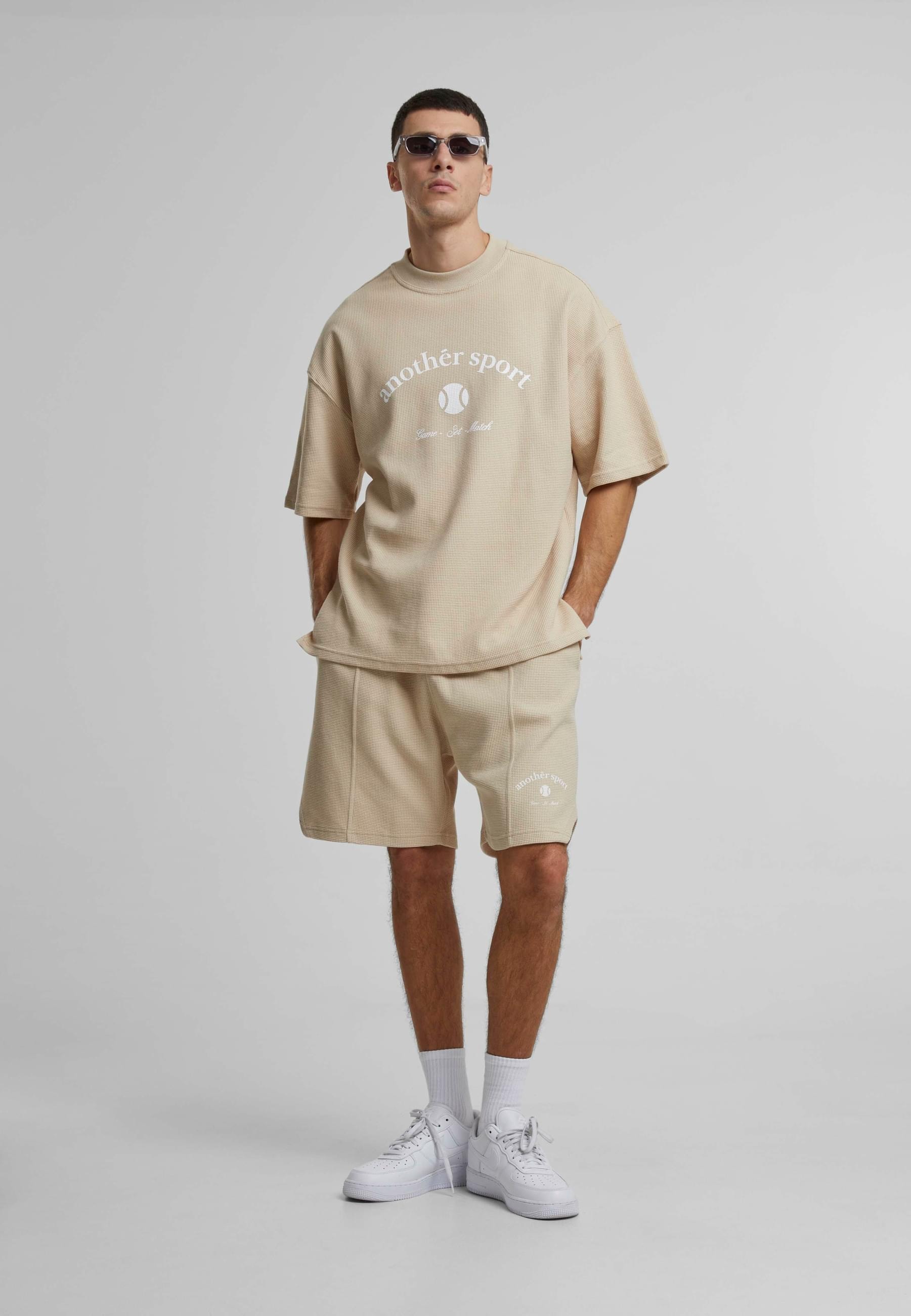 Another Cotton Lab T-Shirt »Another Cotton Lab Another Sport Waffle Oversize T-Shirt«, (1 tlg.)
