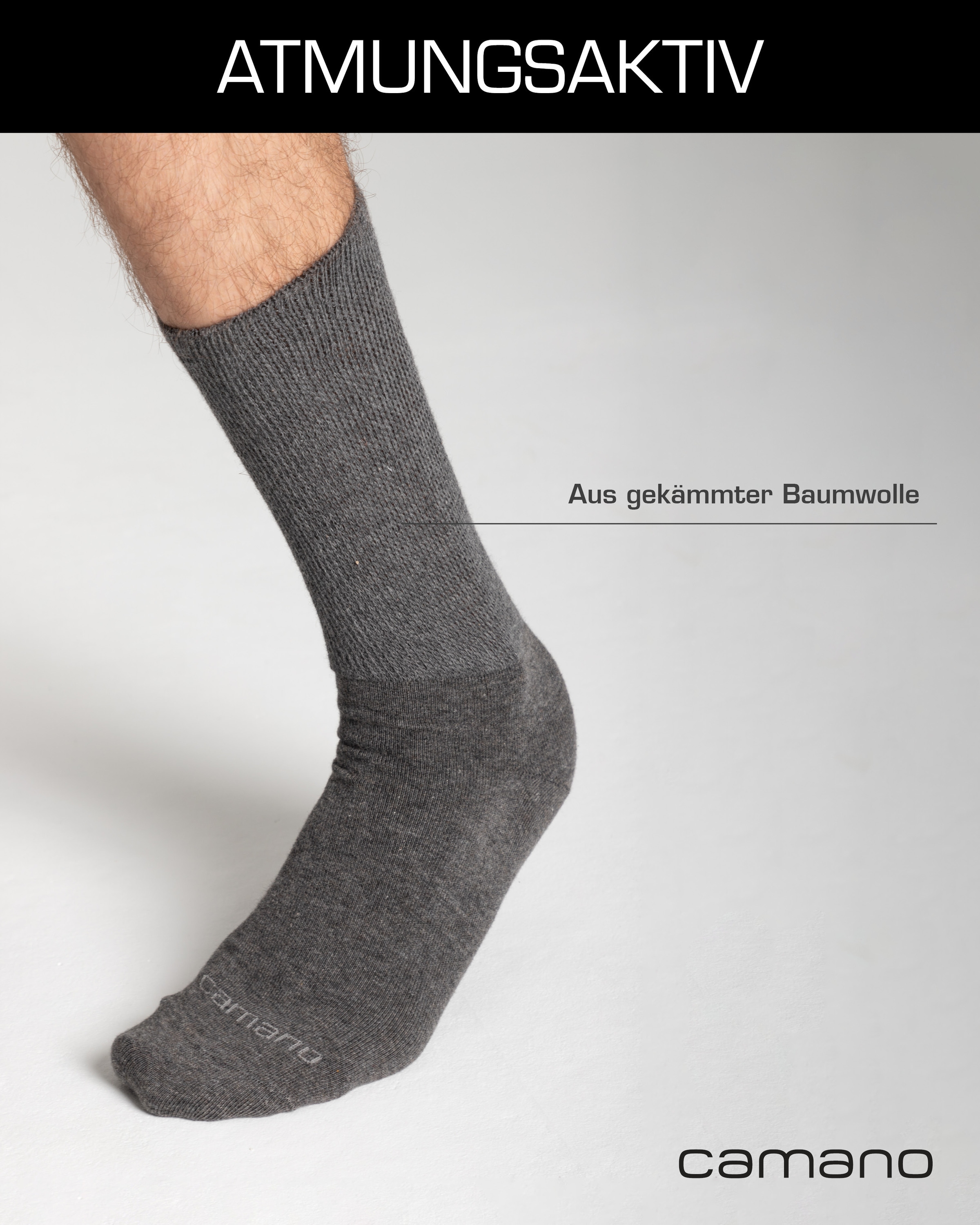 Camano Socken »Diabetikersocken 4er Pack«