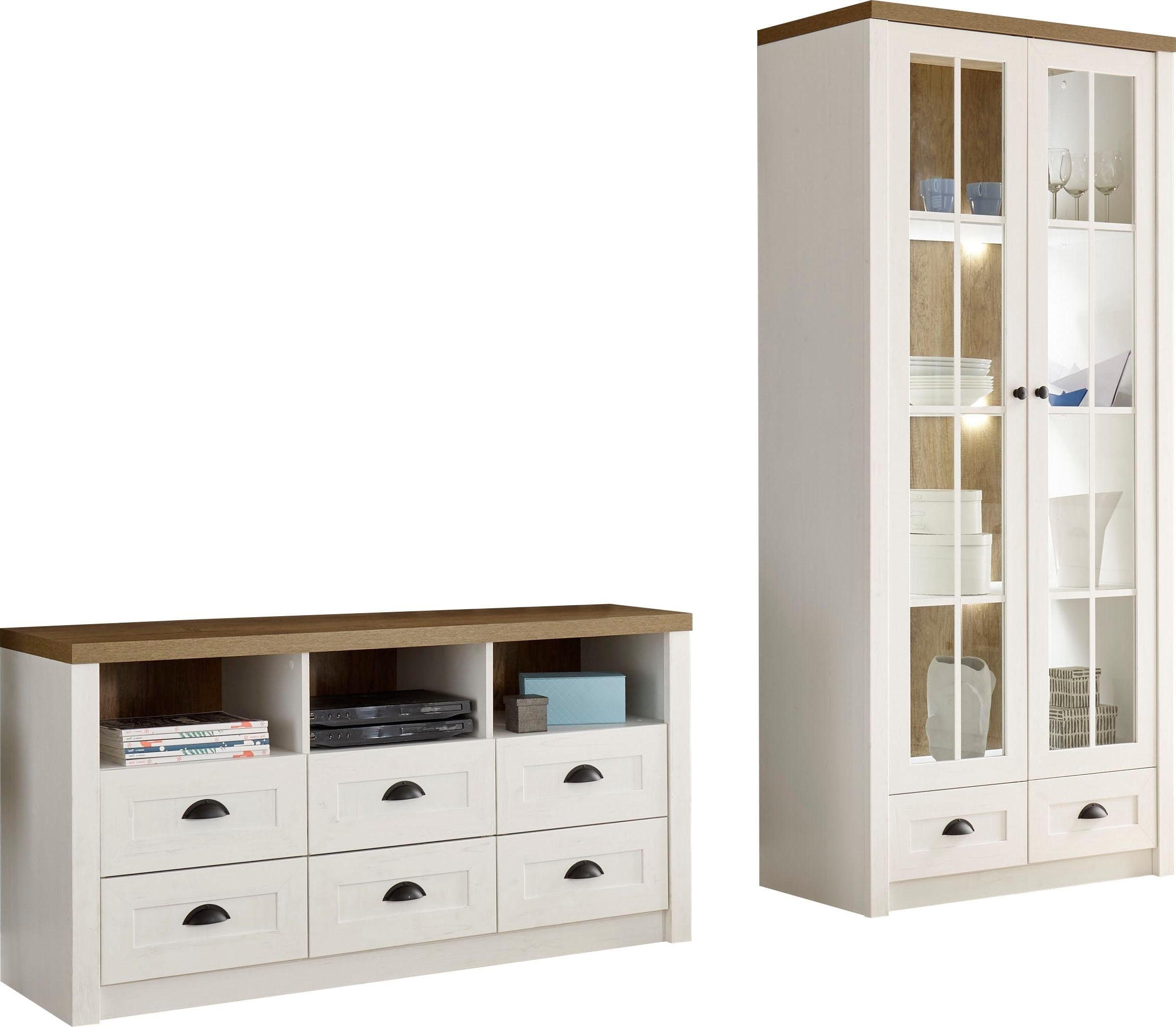 Home affaire Wohnwand "Beauvais" 2 Stk. tlg. günstig online kaufen