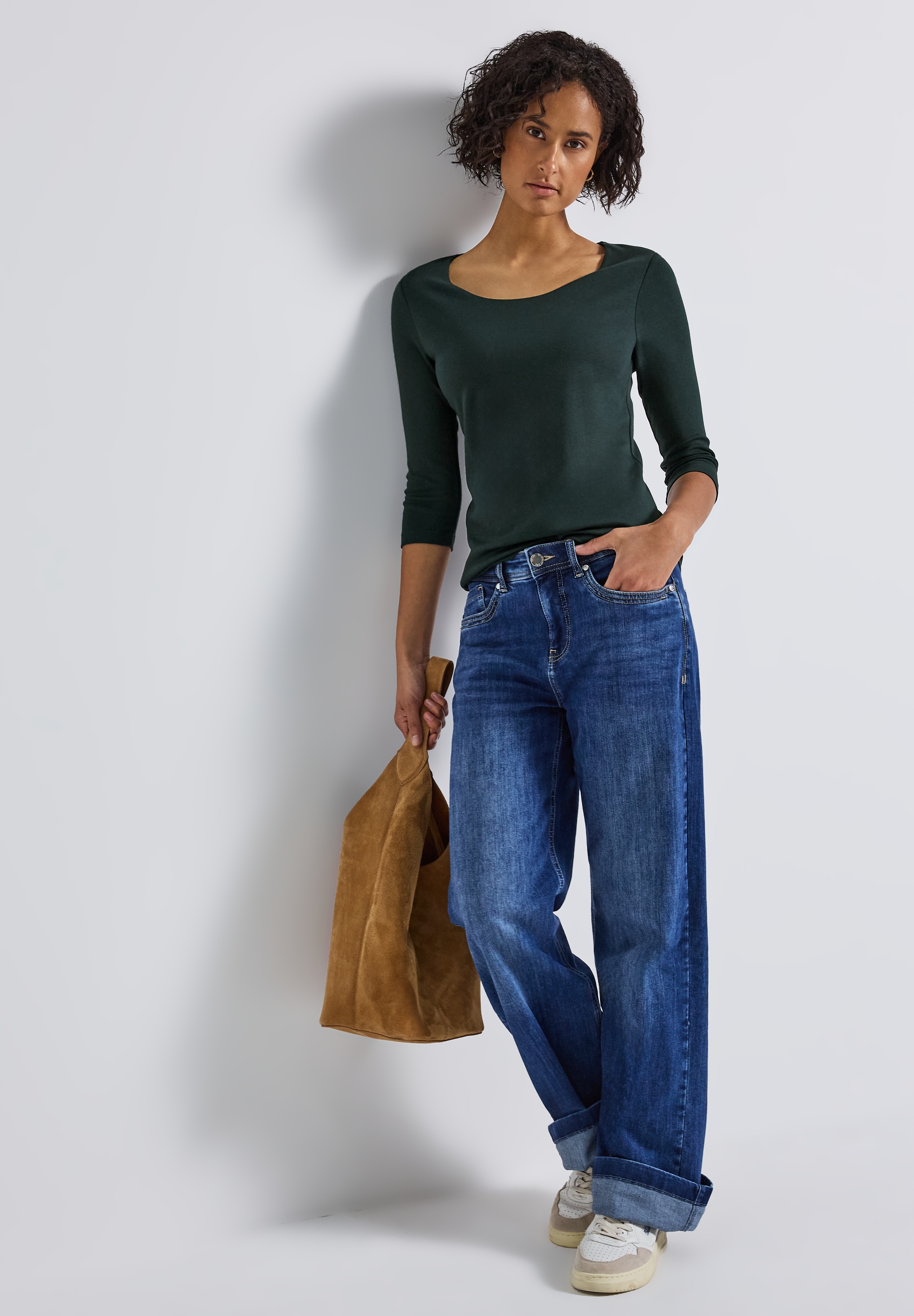 STREET ONE 3/4-Arm-Shirt »Style Pania«, im Basic-Style