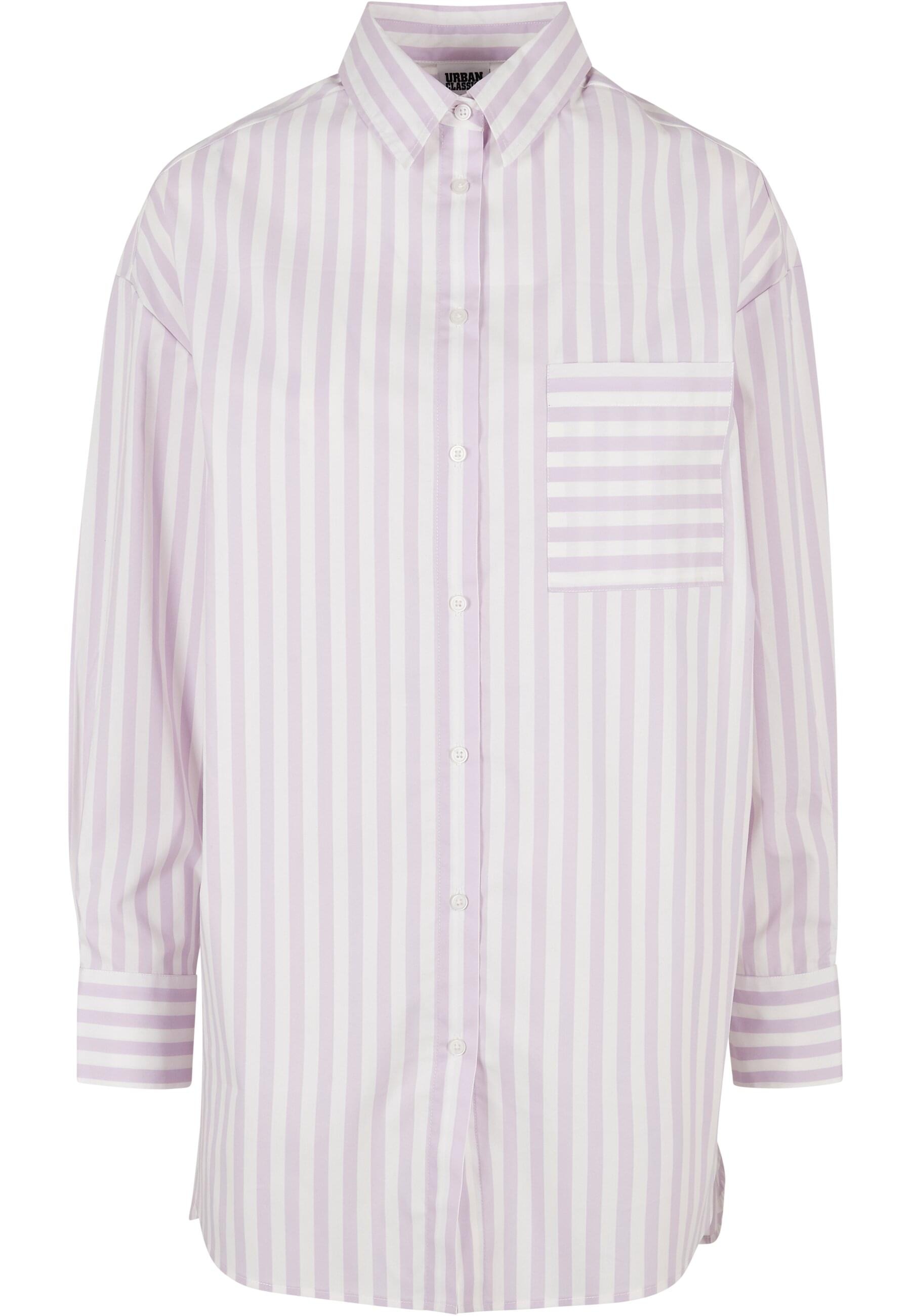 Klassische Bluse »Urban Classics Damen Ladies Oversized Stripe Shirt«