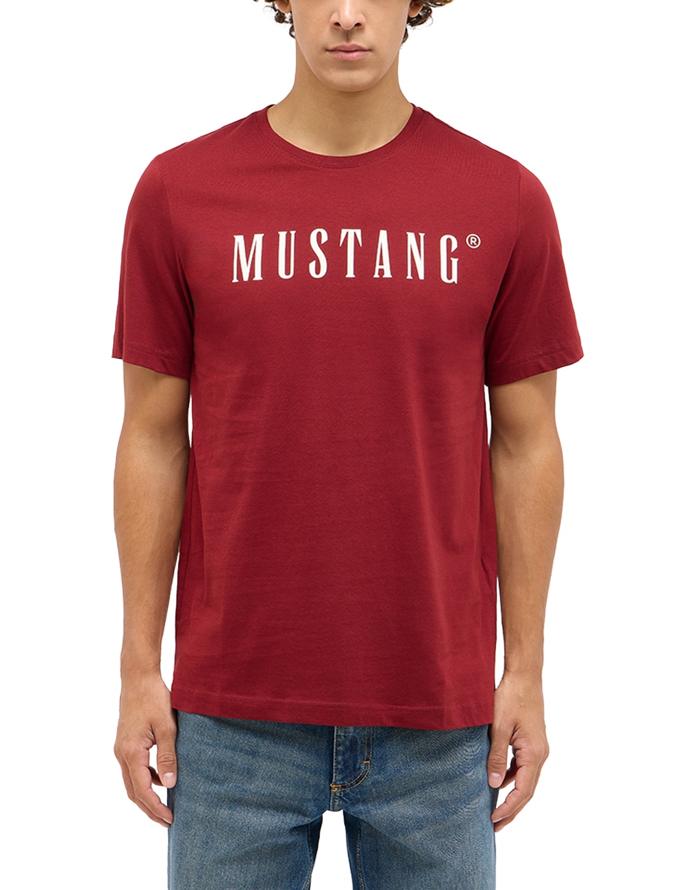 MUSTANG T-Shirt "Austin" mit Logo Print günstig online kaufen
