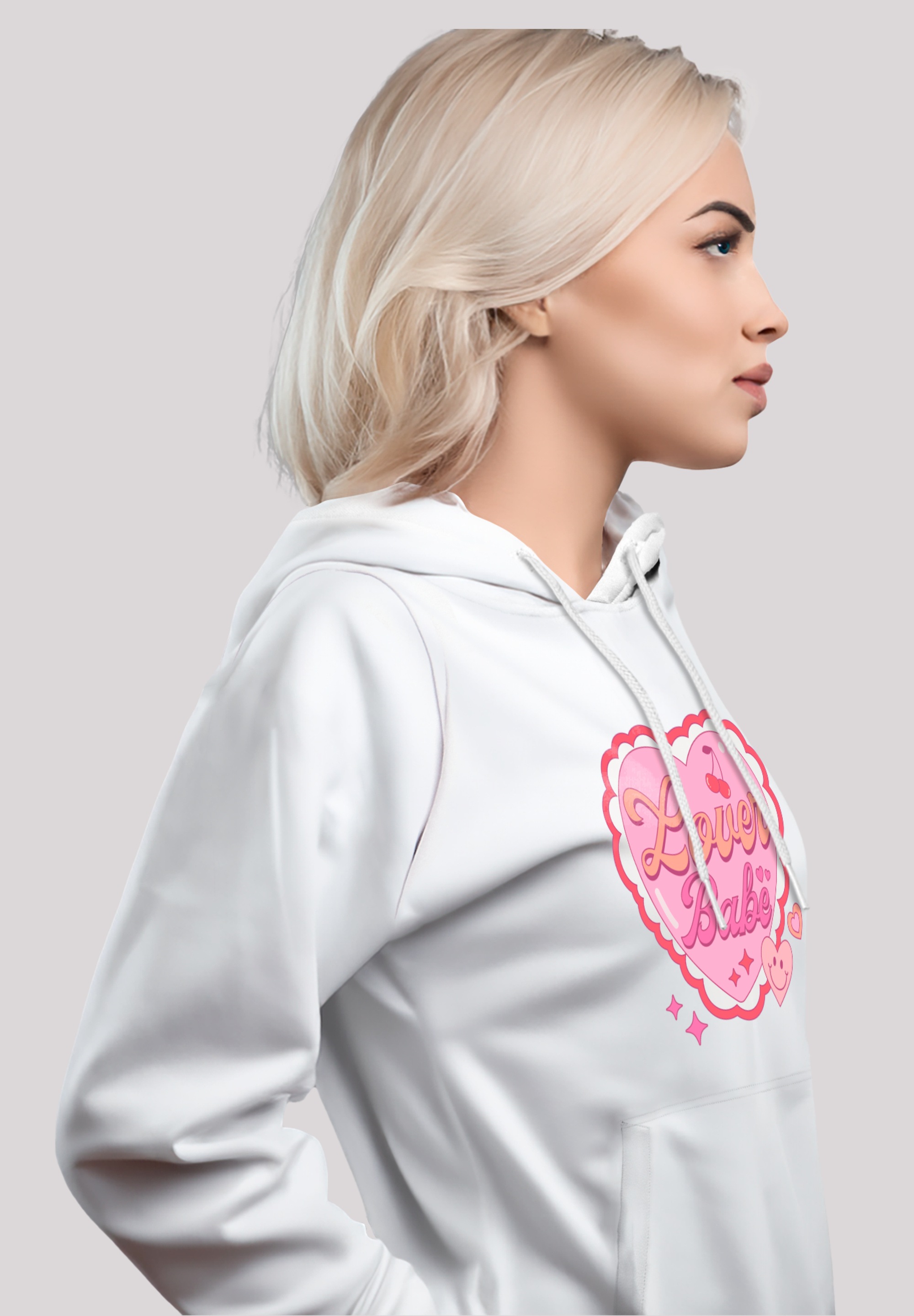 F4NT4STIC Kapuzenpullover »Lover Babe Valentinstag«, Premium Qualität