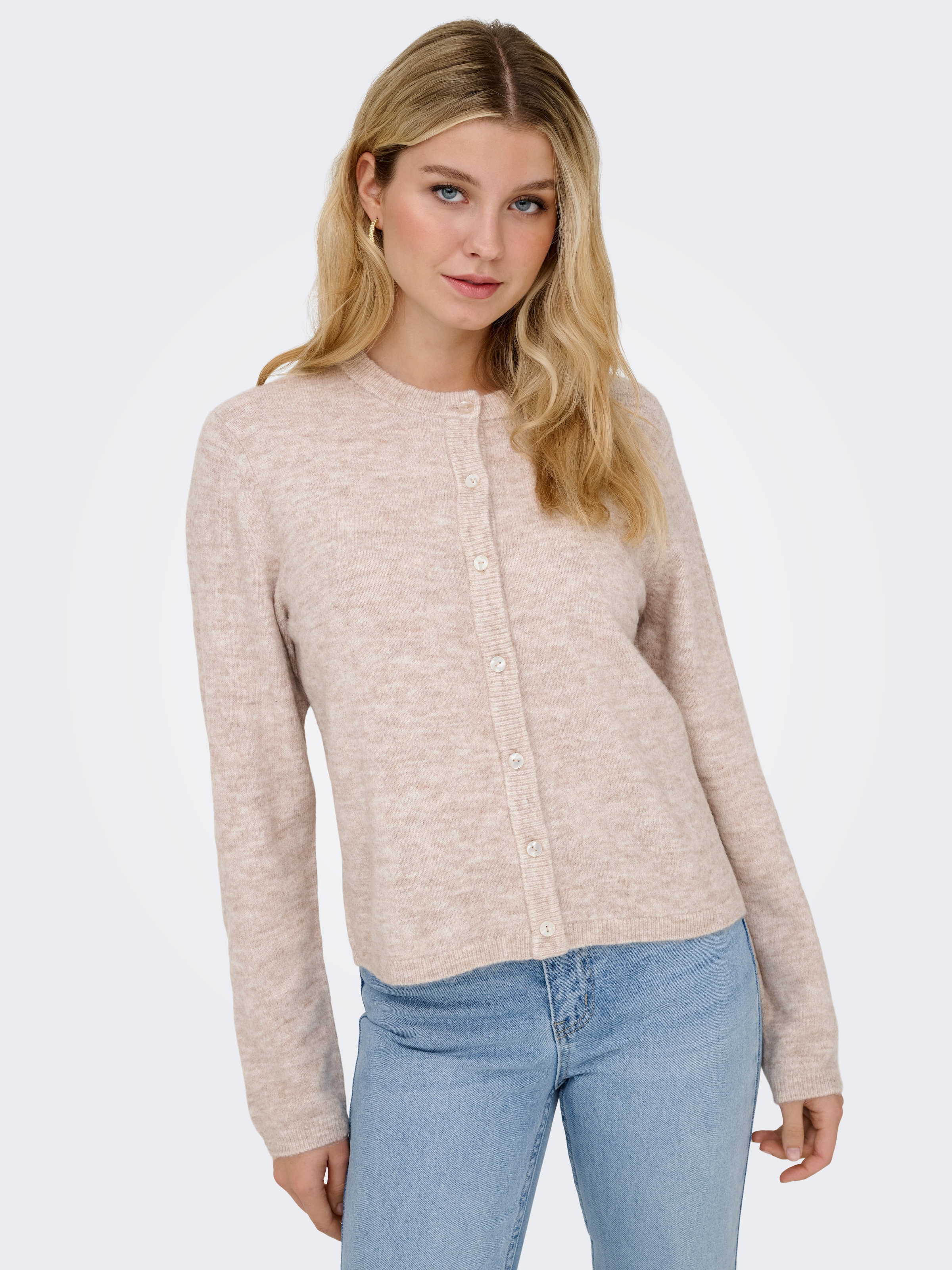 ONLY Strickjacke "ONLSIMONI L/S O-NECK CARDIGAN KNT NOOS" günstig online kaufen