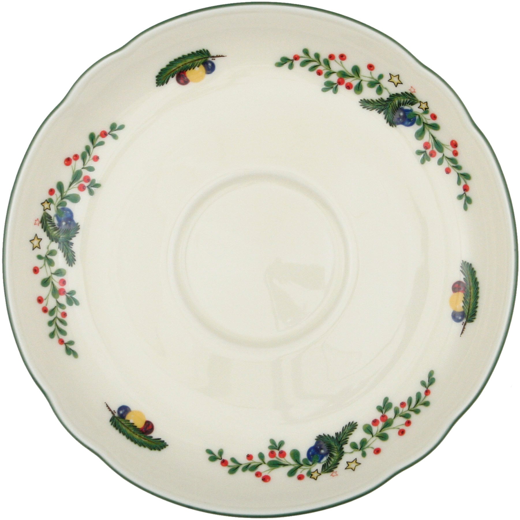 Untertasse SELTMANN WEIDEN "Marieluise Weihnachten", bunt, H:2,1cm Ø:14,8cm, Porzellan, Speiseteller, Kombi-Untertasse 15 cm