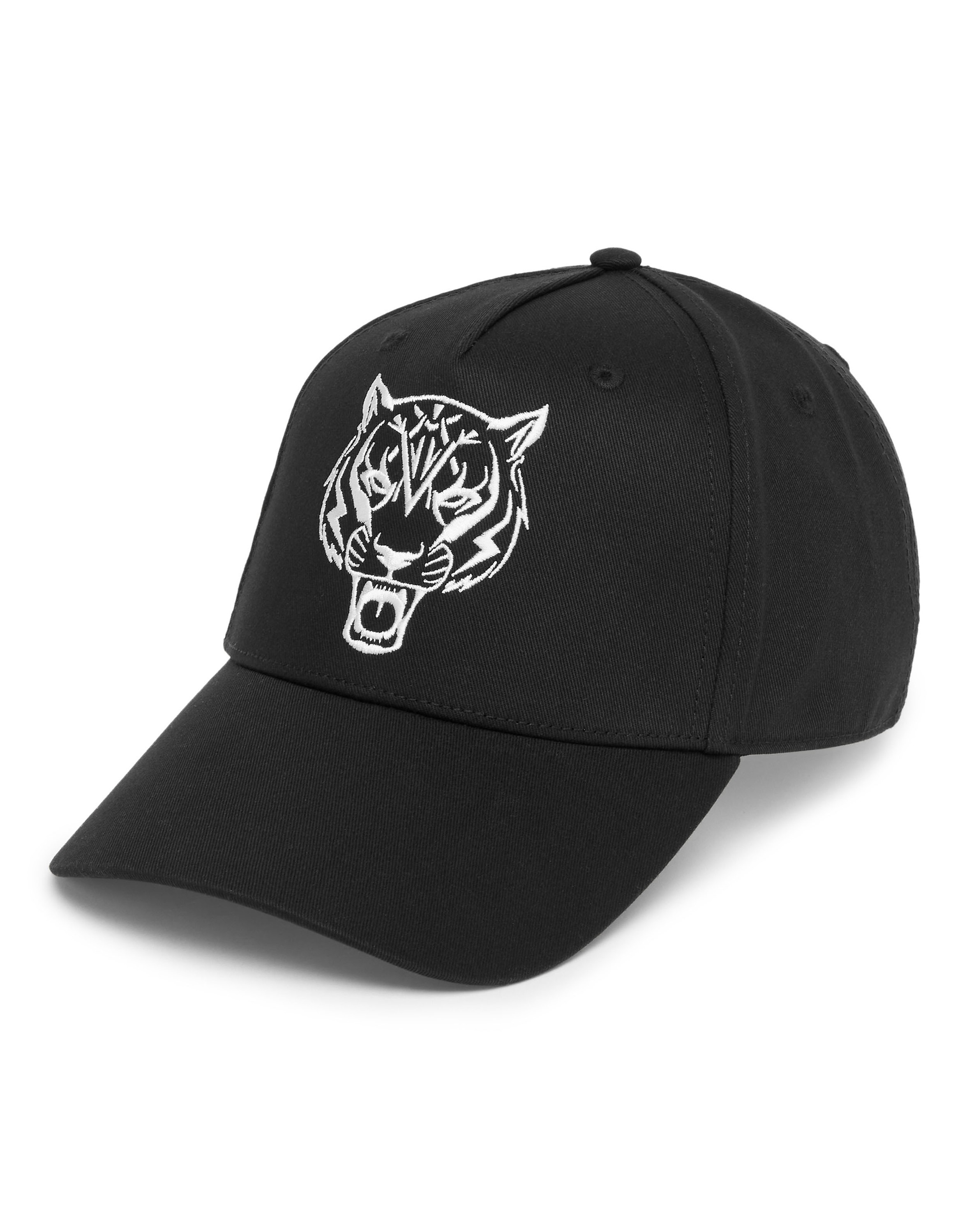 PLEIN SPORT Jungen Baseball Cap "Tiger", schwarz-weiß, Caps