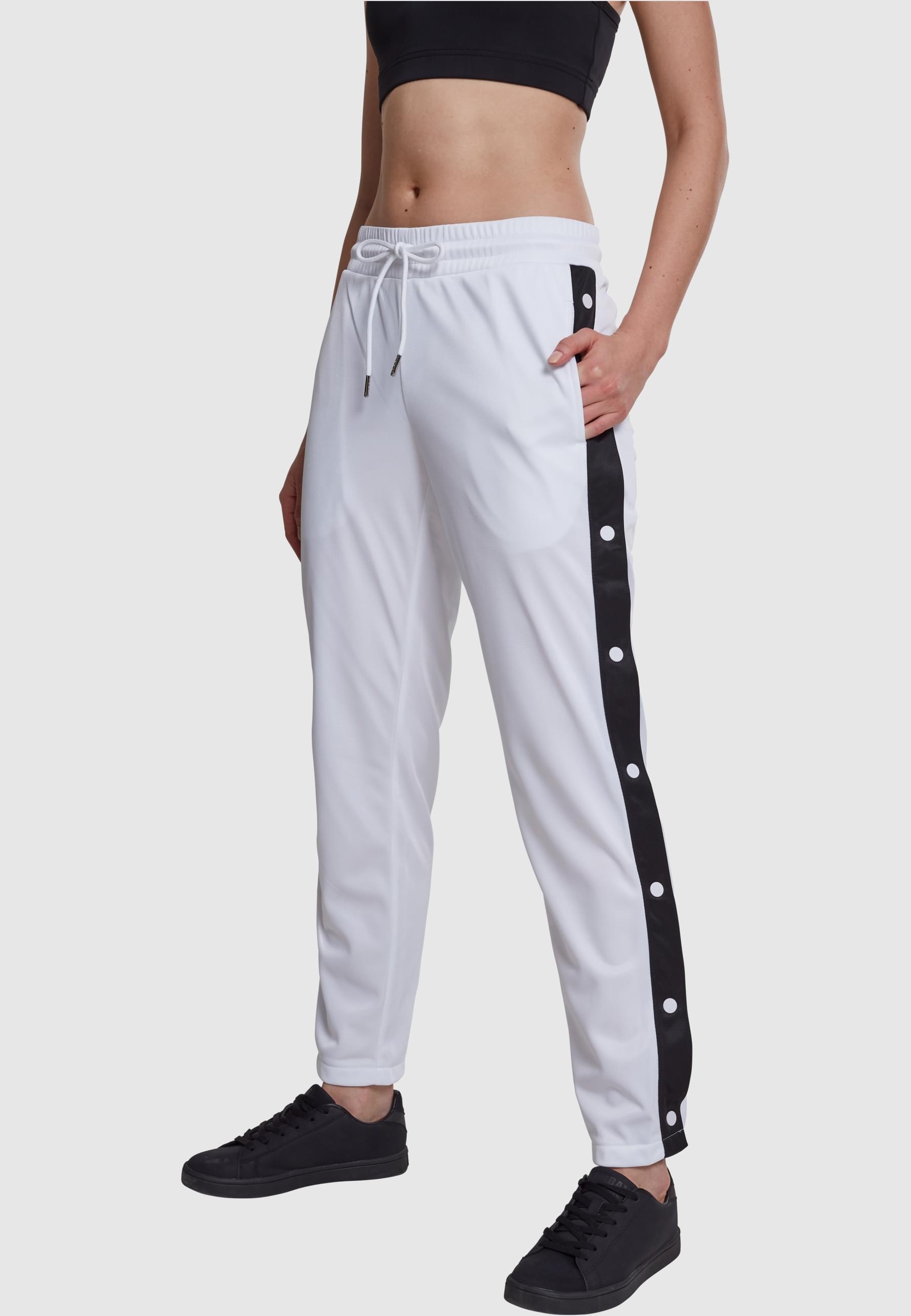 URBAN CLASSICS Stoffhose »Urban Classics Damen Ladies Button Up Track Pants«, (1 tlg.)