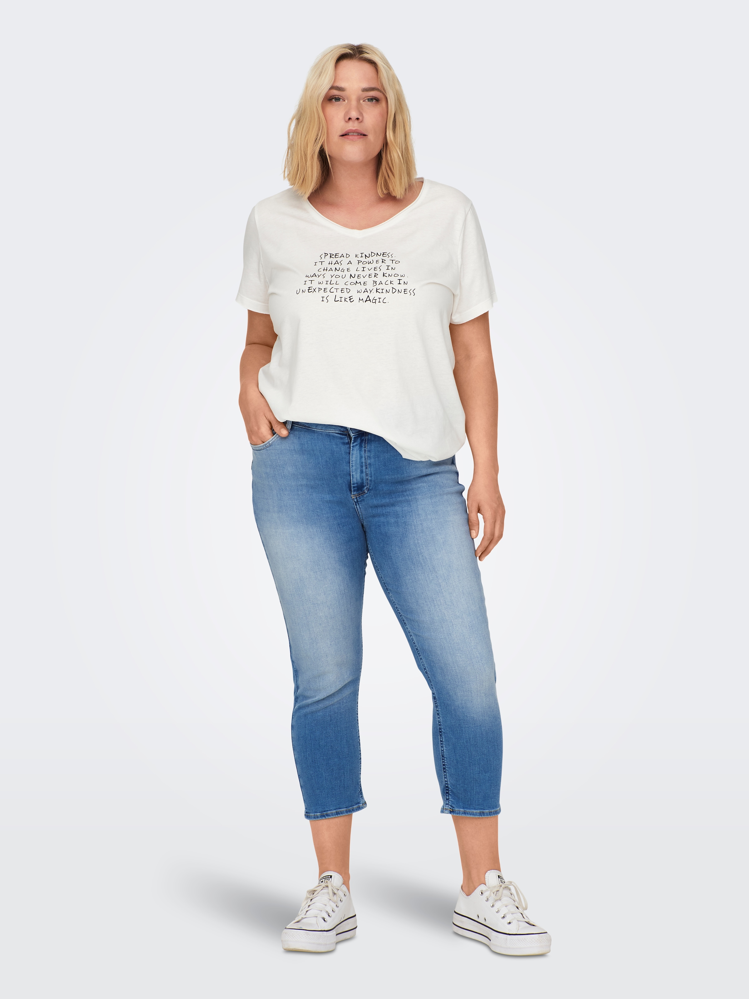 ONLY CARMAKOMA Caprijeans »CARWILLY REG CAPRI«