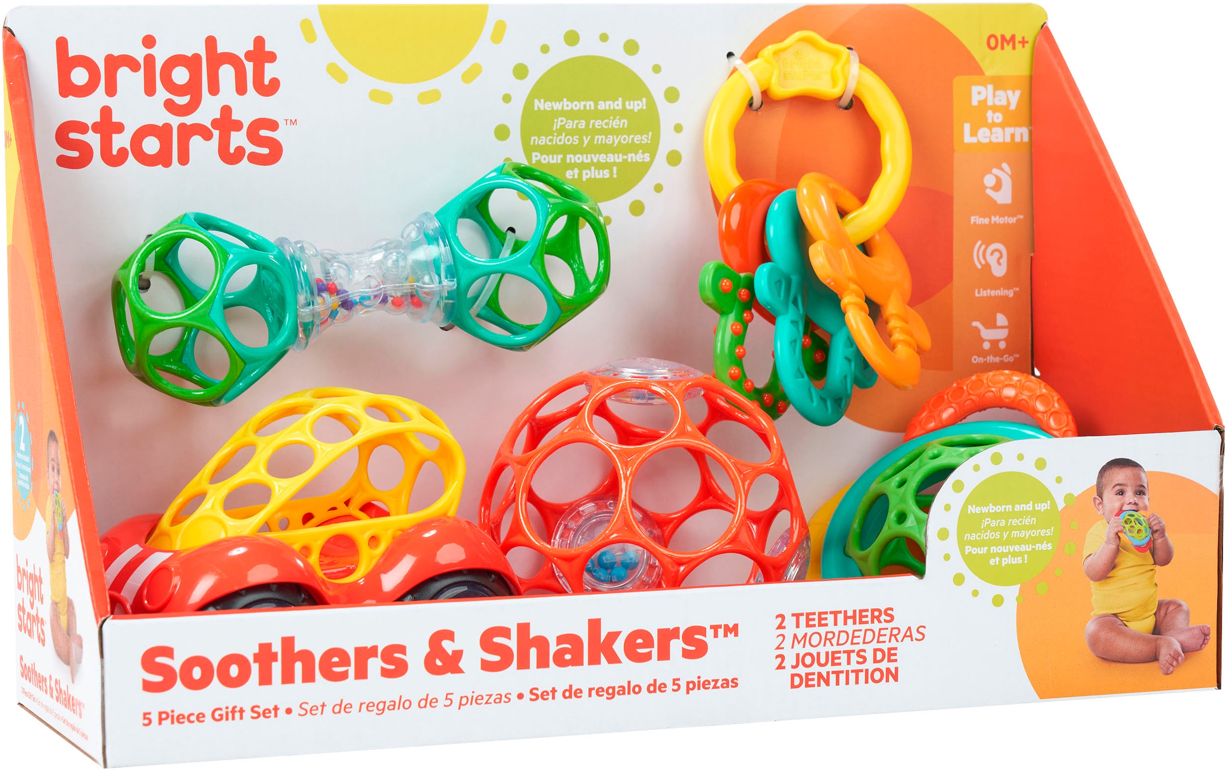 Bright Starts Greifspielzeug »Soothers & Shakers™ 5 ...