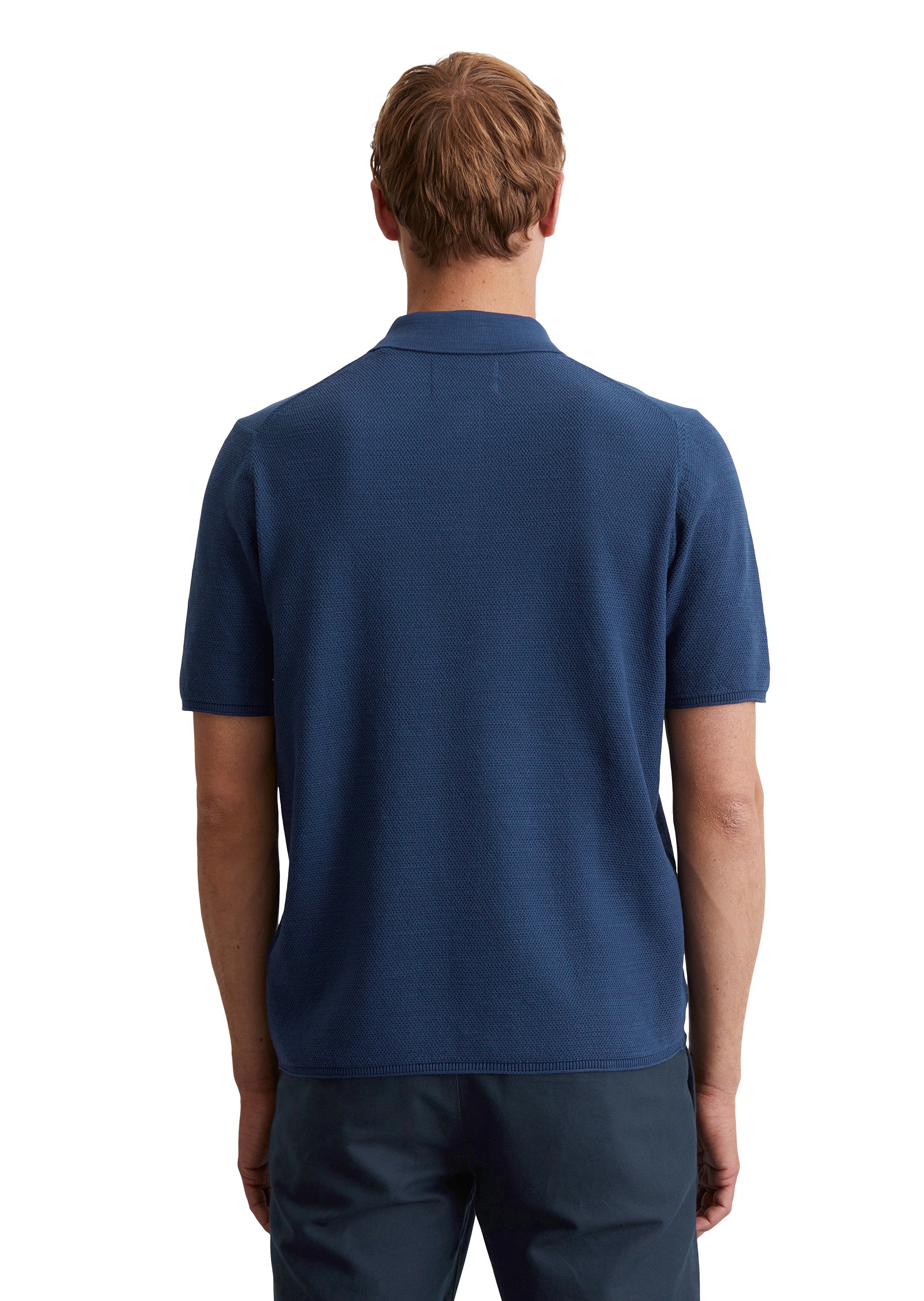Marc O'Polo Kurzarmpullover »aus reiner Bio-Baumwolle«