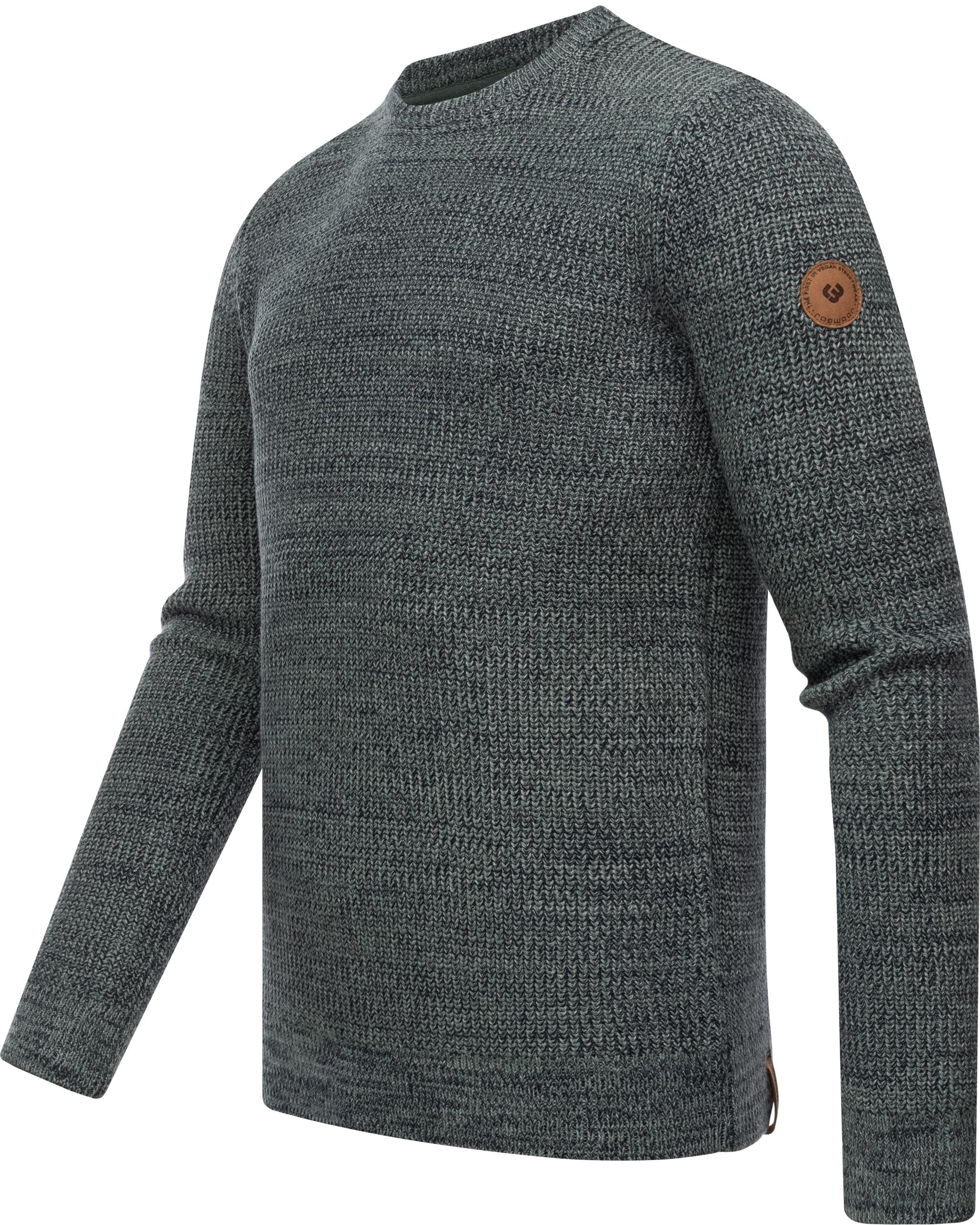 Ragwear Strickpullover »Aralt«, stylischer Herren Sweatpullover mit Rippbündchen