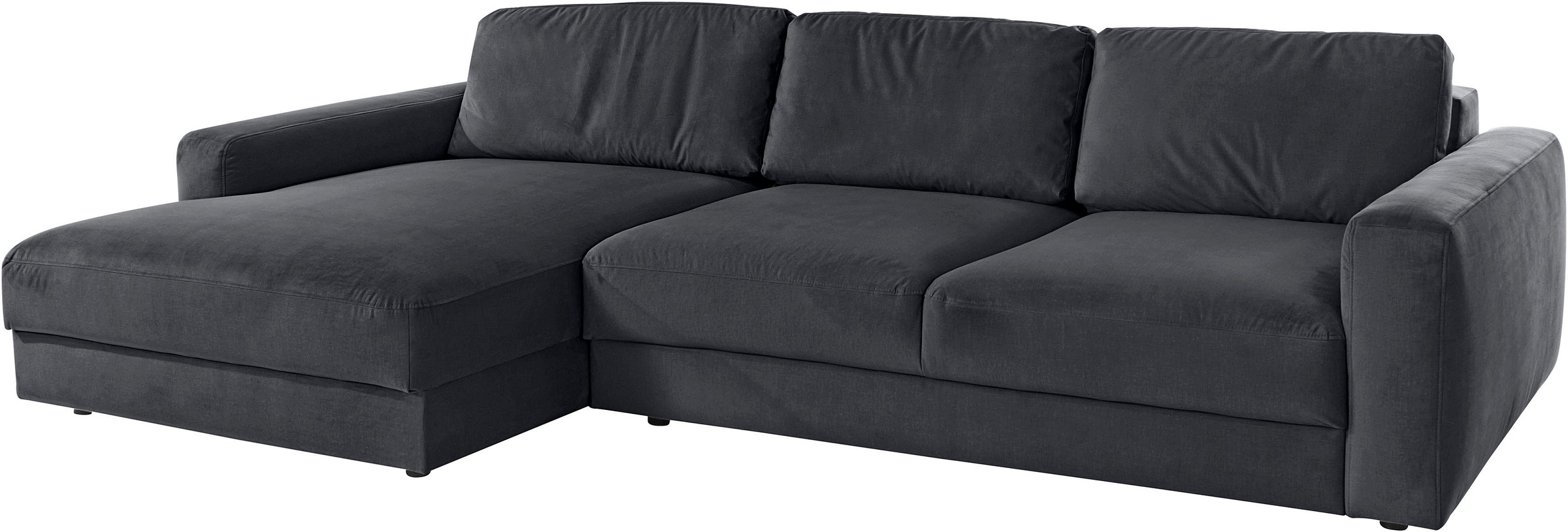 Places of Style Ecksofa »Bloomfield, L-Form«, extra tiefe Sitzfläche, wahlweise mit Sitztiefenverstellung
