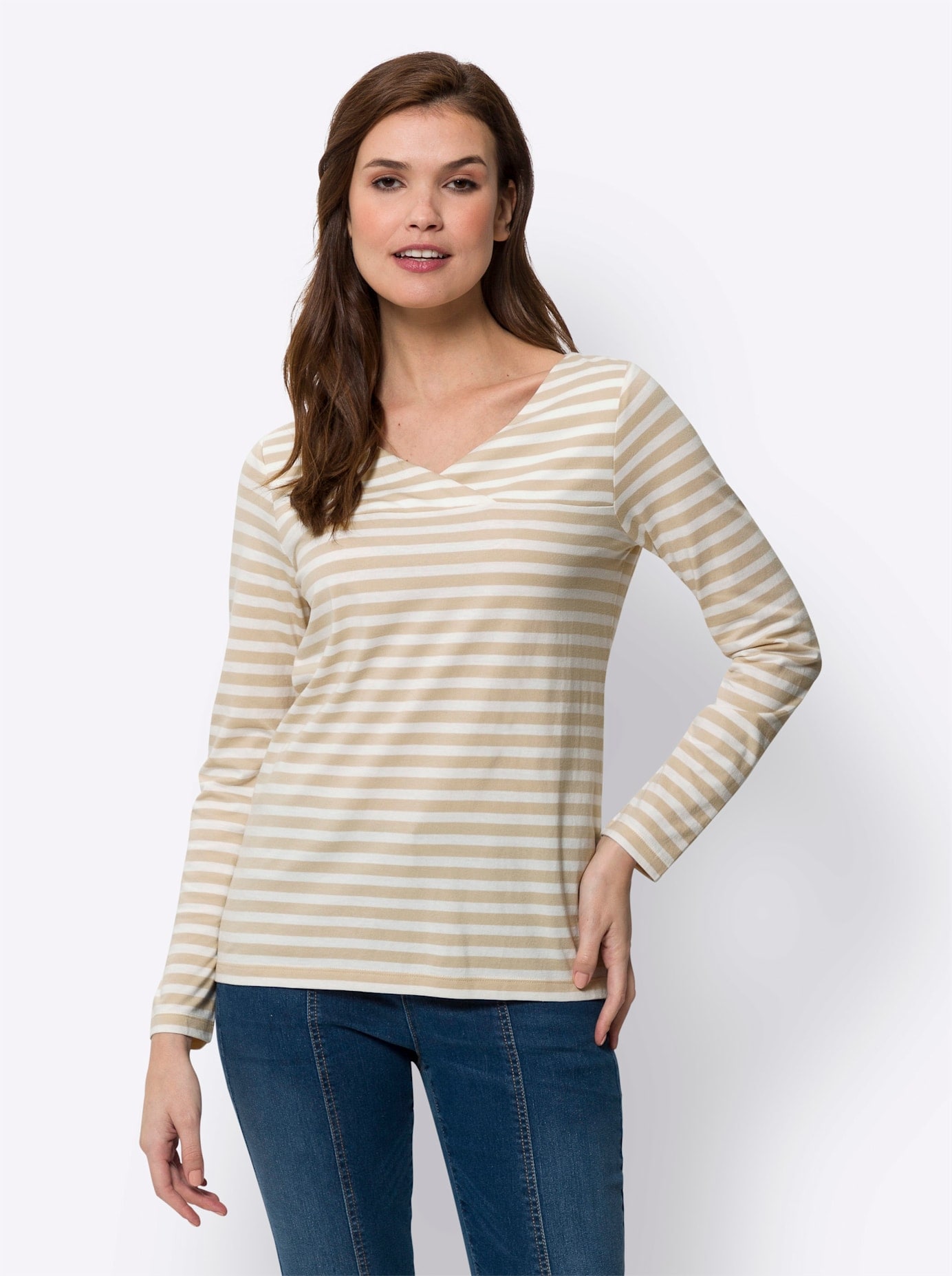 heine V-Shirt "Shirt" 1 Stk. günstig online kaufen