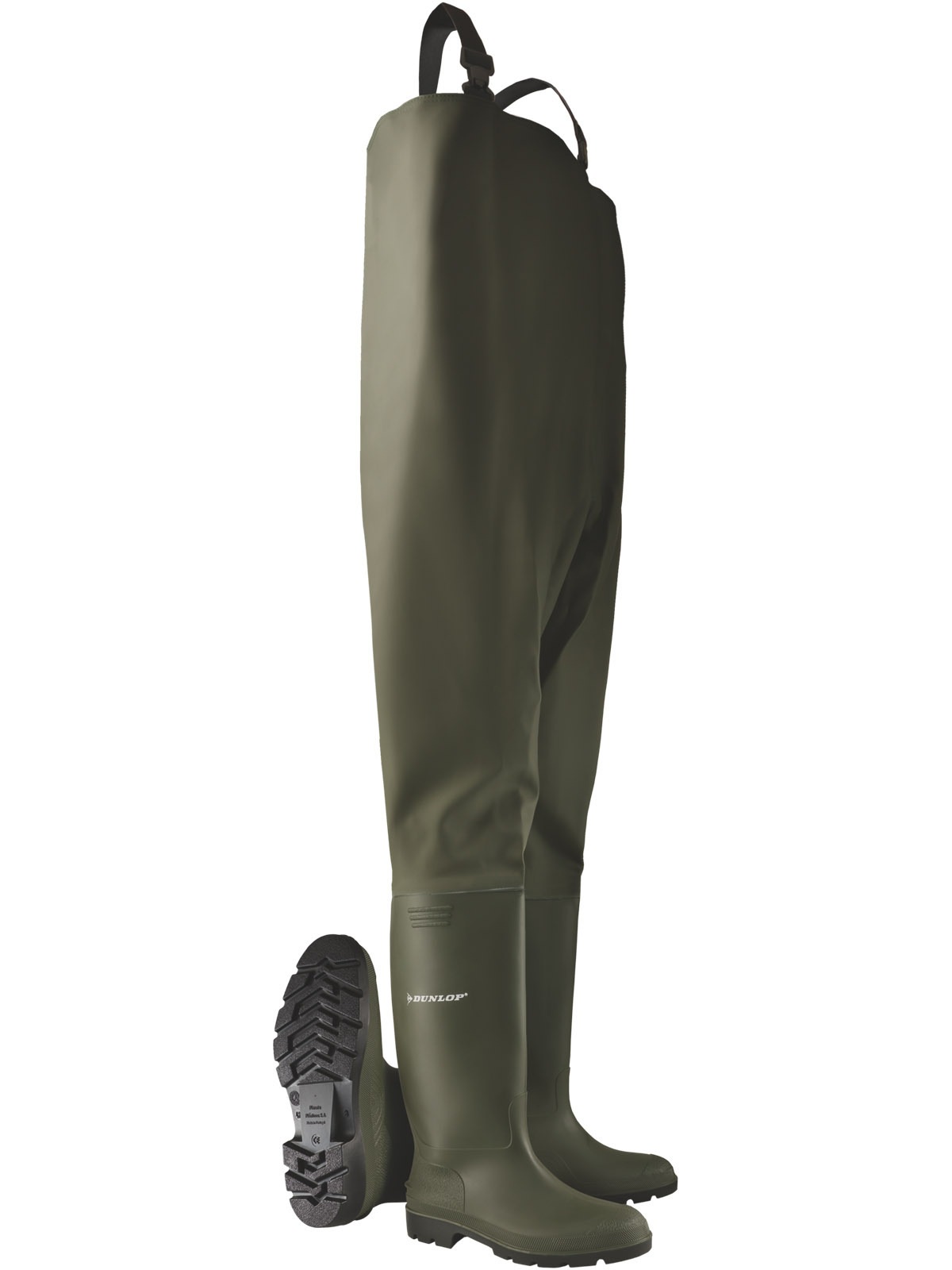 DUNLOP Watstiefel "Wathose 388VP Pricemastor Wathose", 43, grün, Schuhe