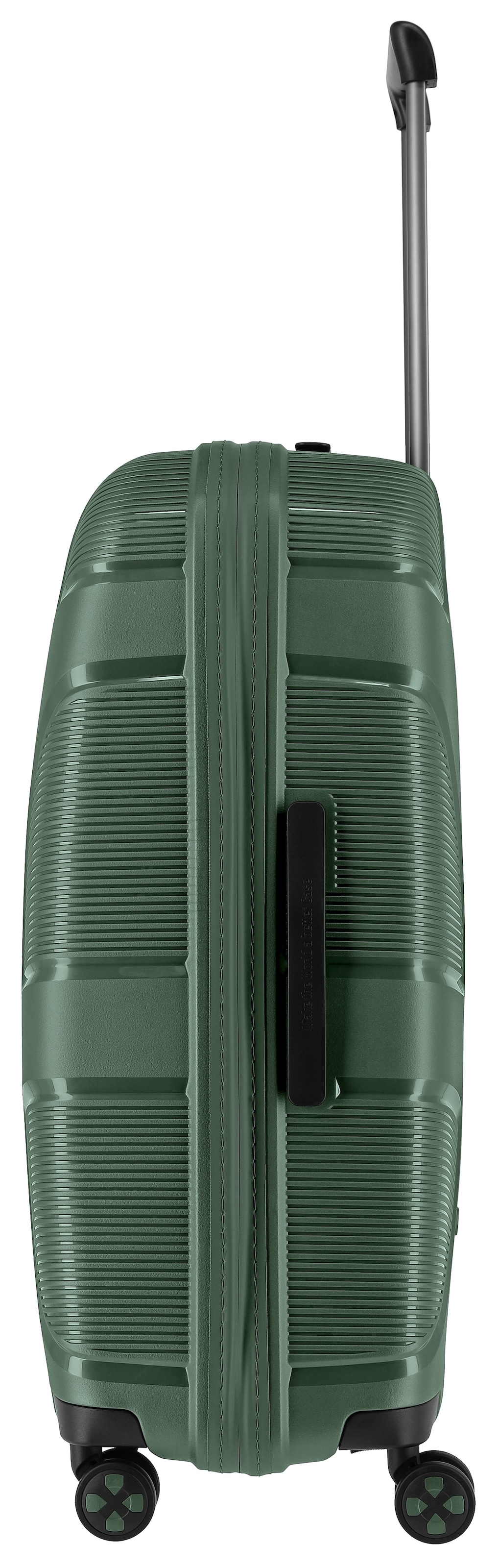 IMPACKT Hartschalen-Trolley »IP1, verschiedene Größen und Farben«, 4 Rollen, Hartschalen-Koffer vegan Koffer Reisegepäck USB-Port TSA Zahlenschloss