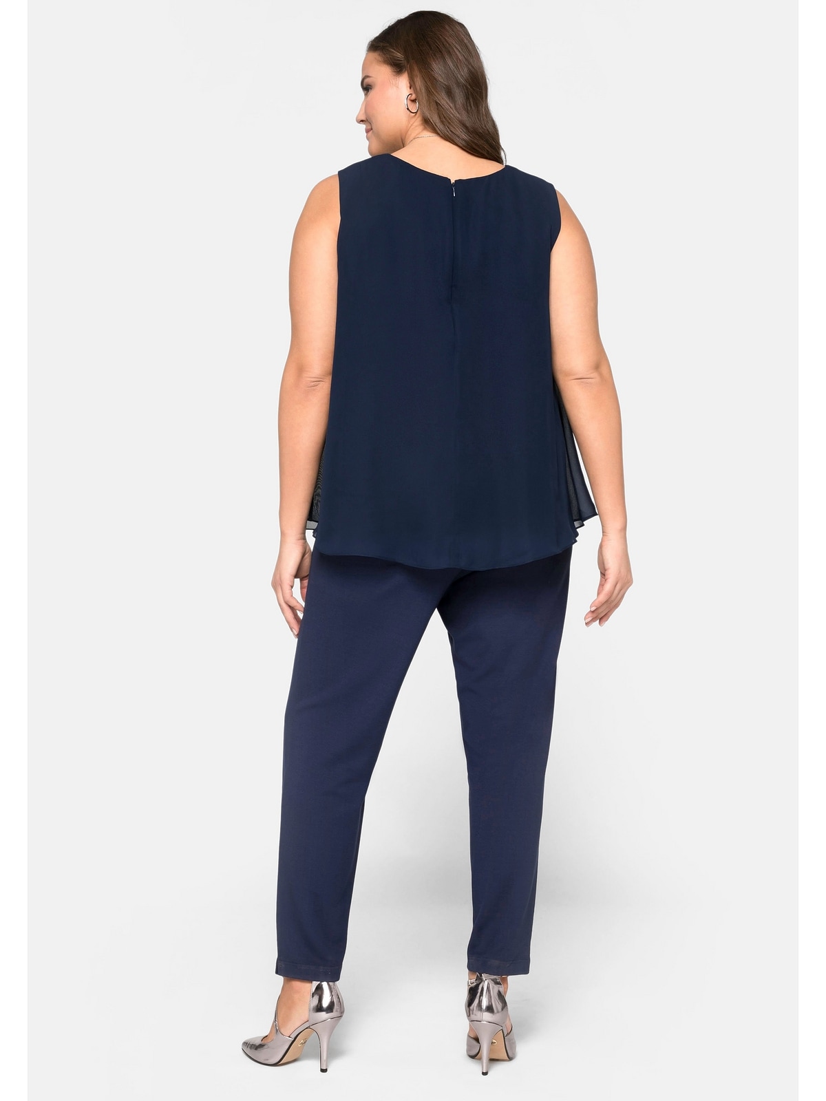 Sheego Jumpsuit »Große Größen«, im Lagenlook