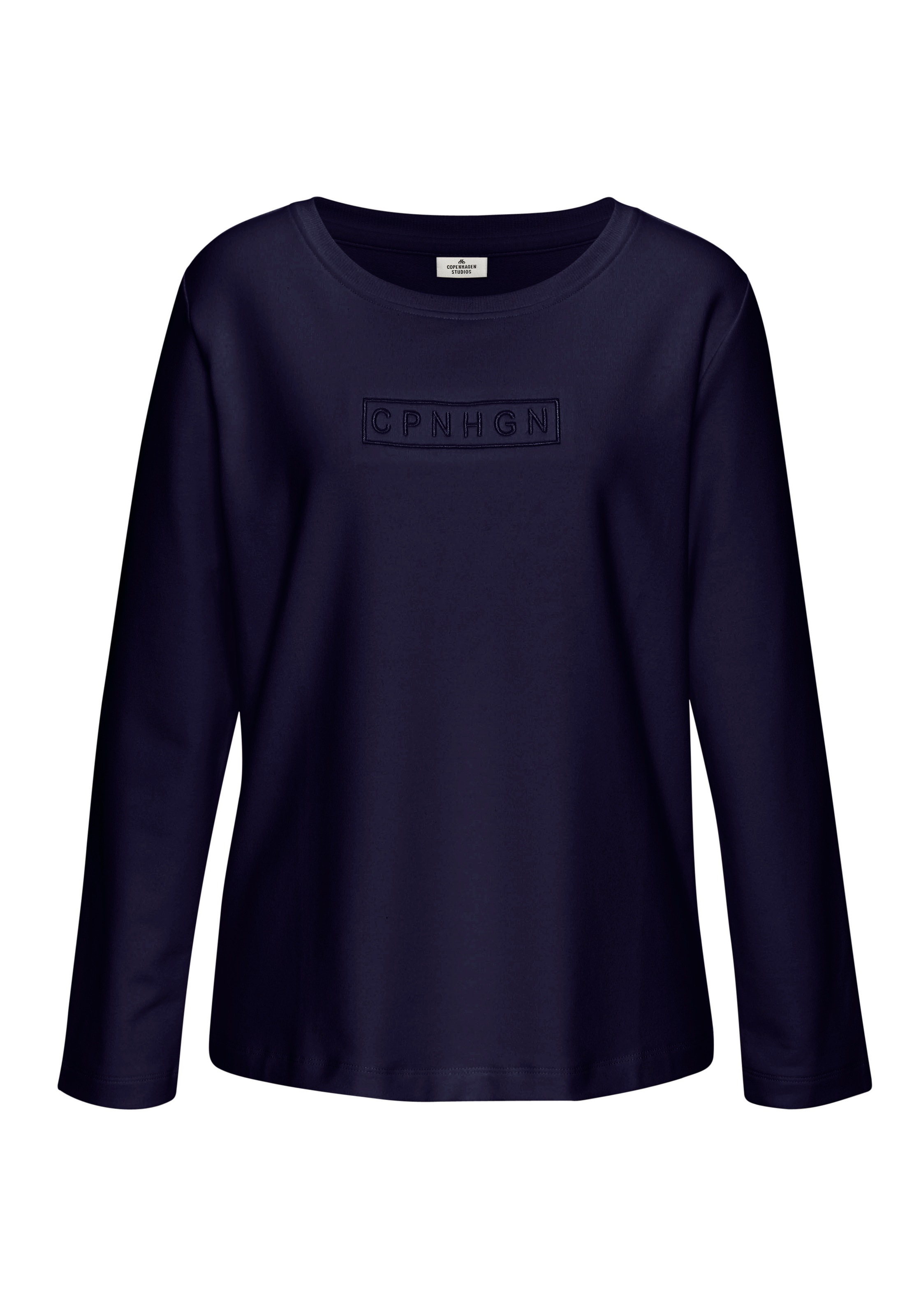 Copenhagen Studios Langarmshirt, Mit hochwertiger Logostickerei günstig online kaufen