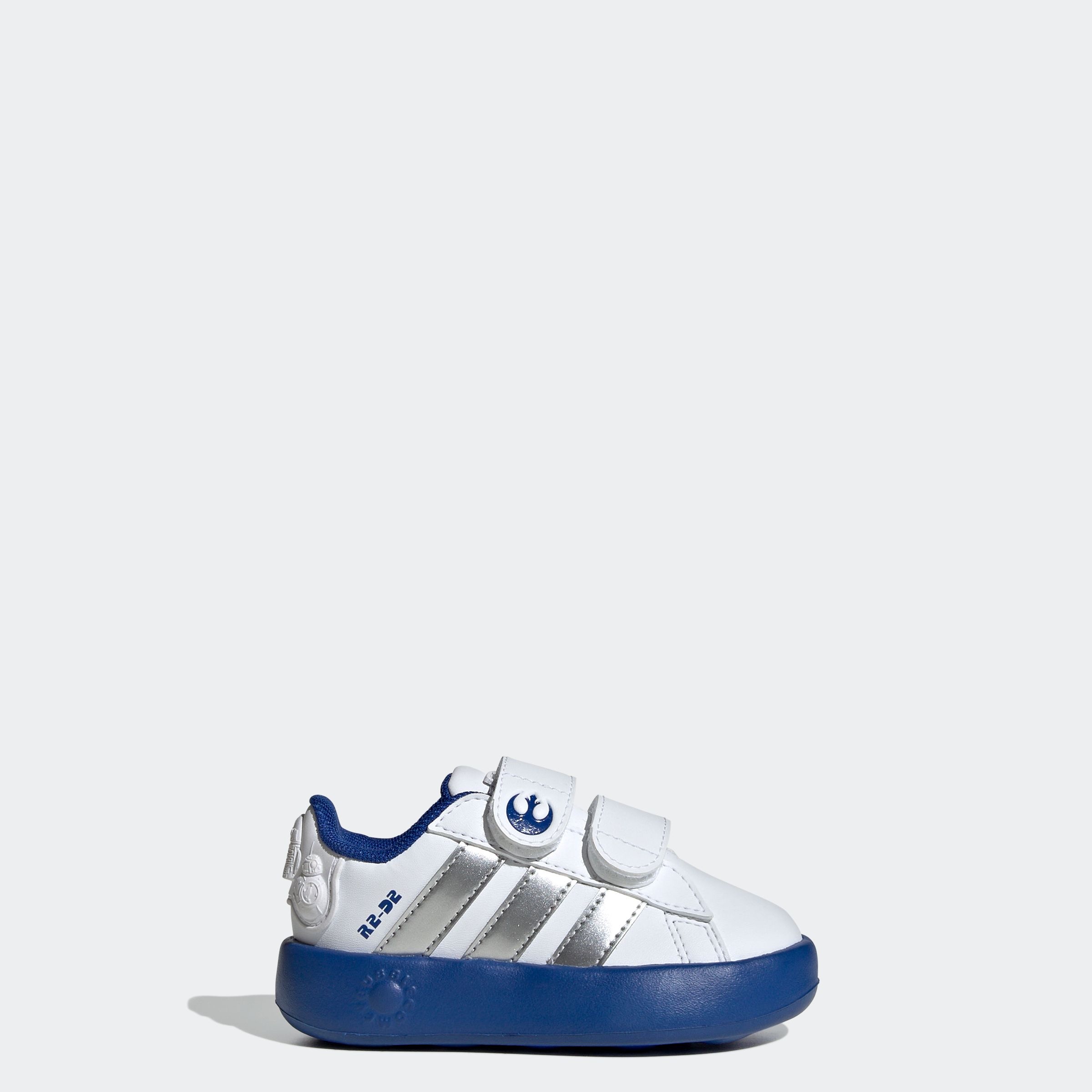 adidas Sportswear Klettschuh »ADIDAS STAR WARS KIDS GRAND COURT 2.0 SCHUH«, Design auf den Spuren des adidas Superstar, für Kinder
