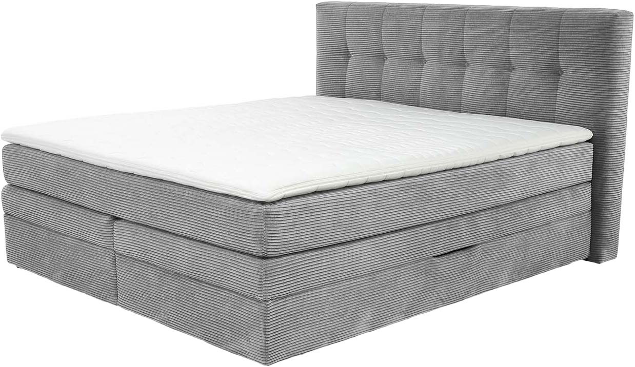 Jockenhöfer Gruppe Boxspringbett "Amy" mit Bettkasten und Kaltschaum-Topper günstig online kaufen