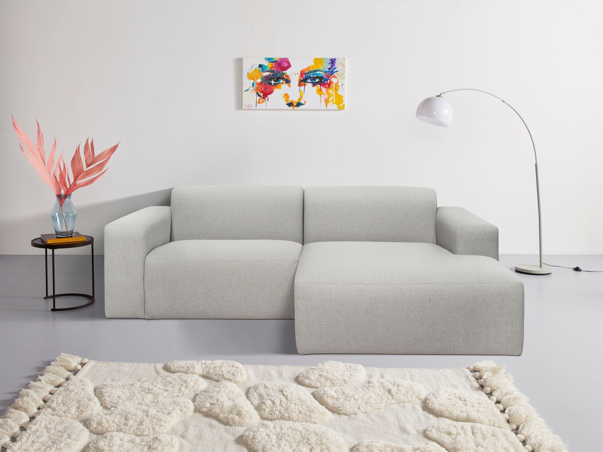 INOSIGN Ecksofa »Koa,228cm, L-Form, Modulsofa, Webstoff, Cord«, Designsofa in Cord, weicher Lounge-Sitzkomfort