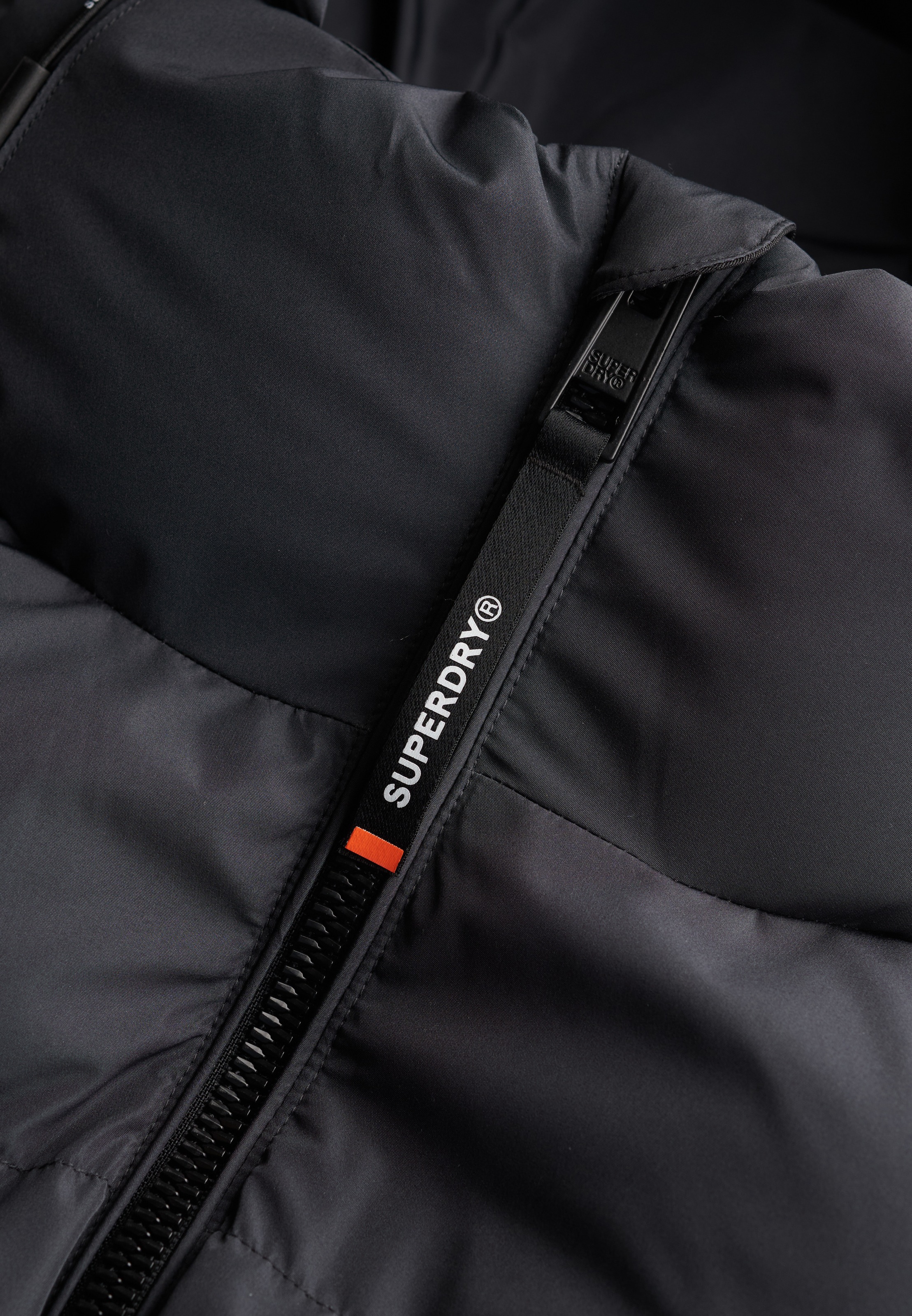 Superdry Steppjacke »HOODED SPORTS PUFFER JACKET«, mit Kapuze