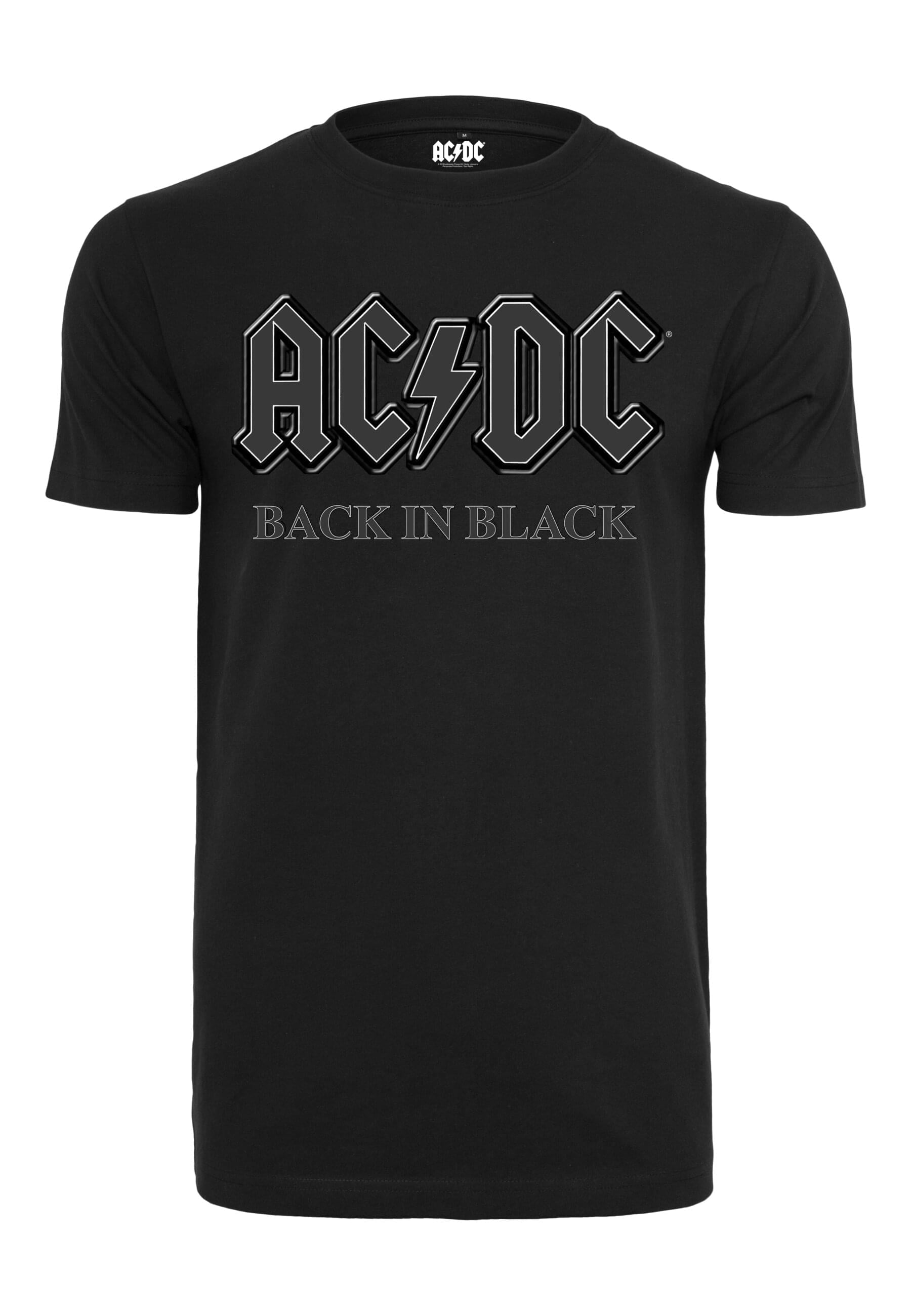 Merchcode T-Shirt »Merchcode Herren ACDC Back In Black Tee«, (1 tlg.)
