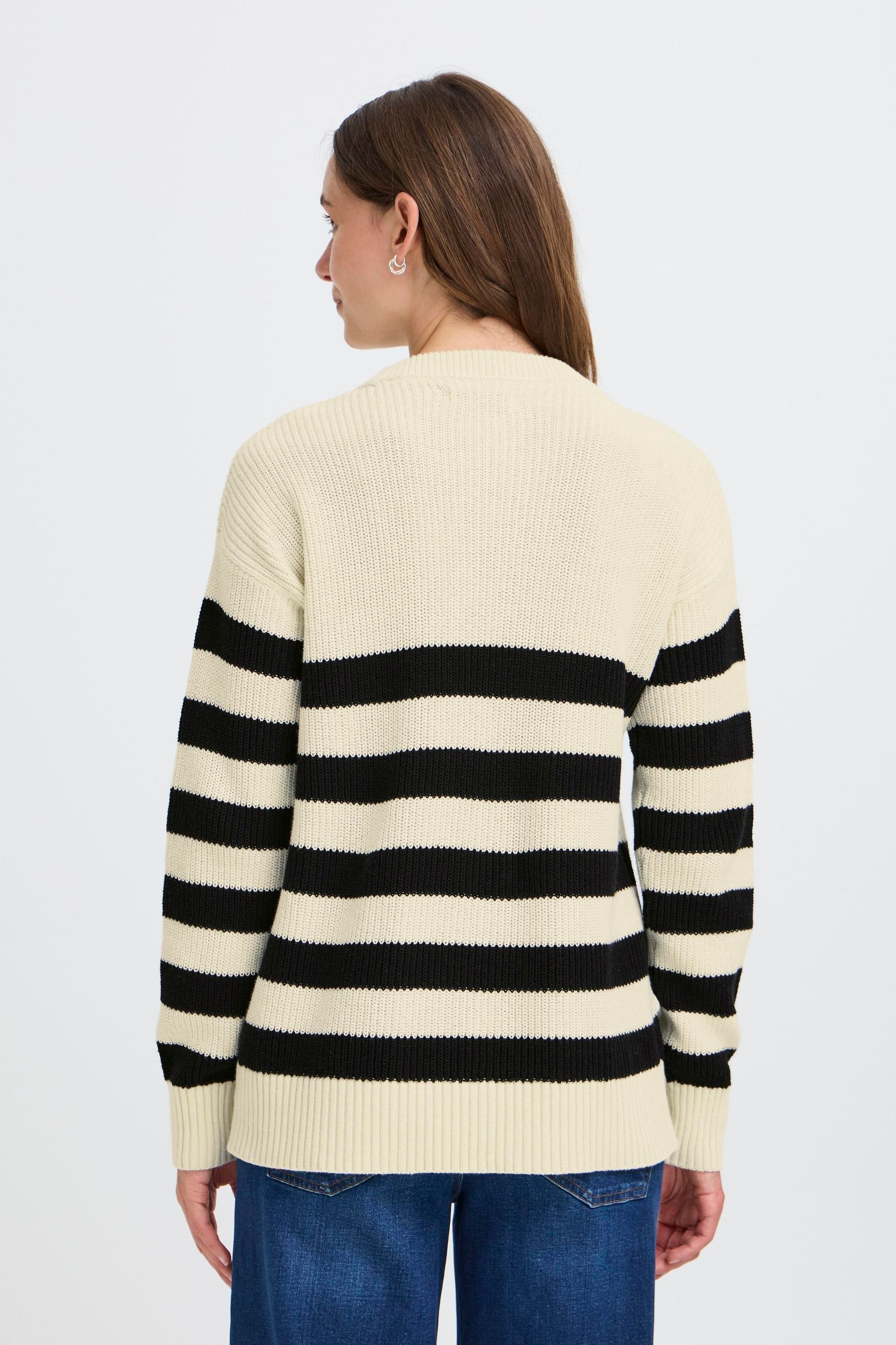 OXMO Strickfleece-Pullover OXKavina Pullover White S 3