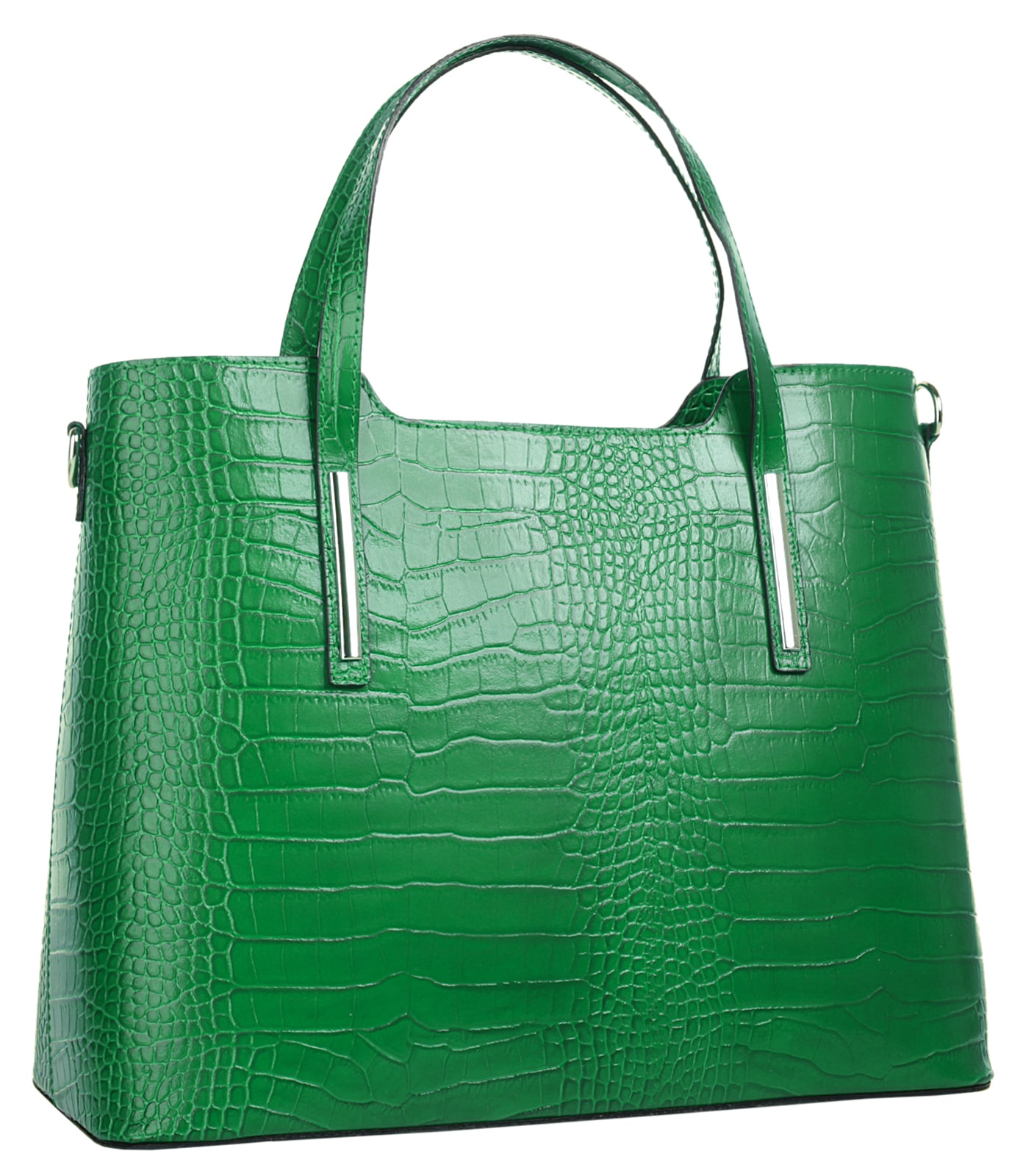 Cluty Henkeltasche, echt Leder, Made in Italy