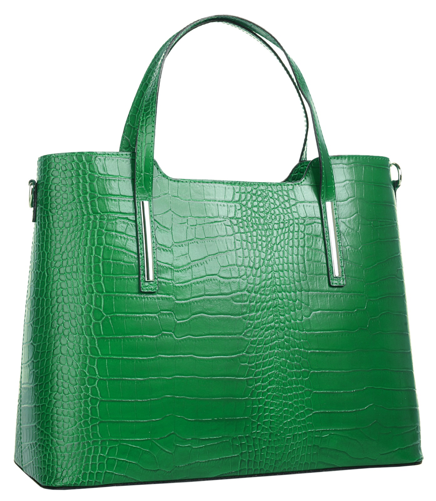 Thumbnail - Cluty Henkeltasche echt Leder, Made in Italy