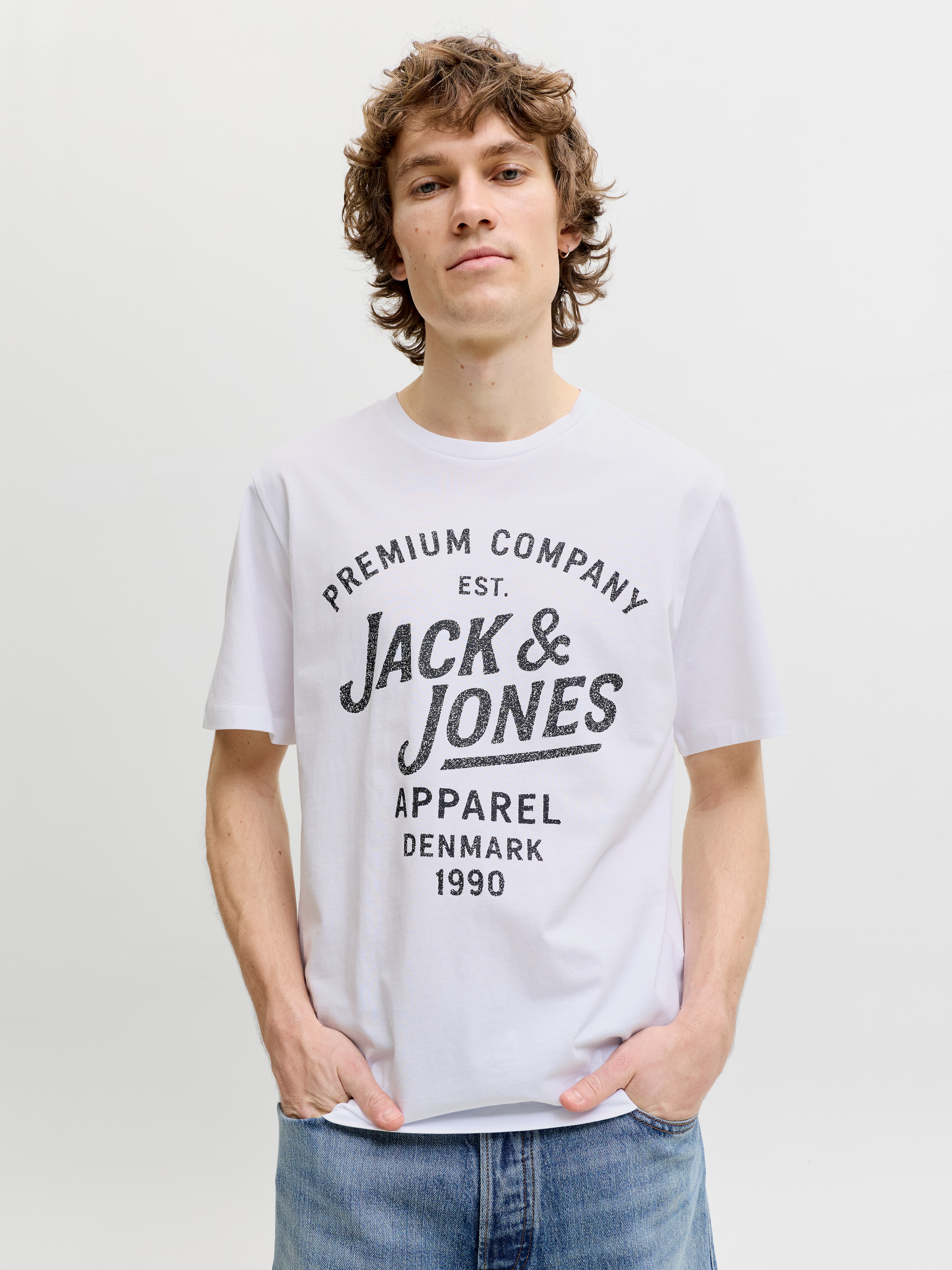 Jack & Jones T-Shirt "Jprbluzane Ss Tee Fst" Mit Logo Schriftzug