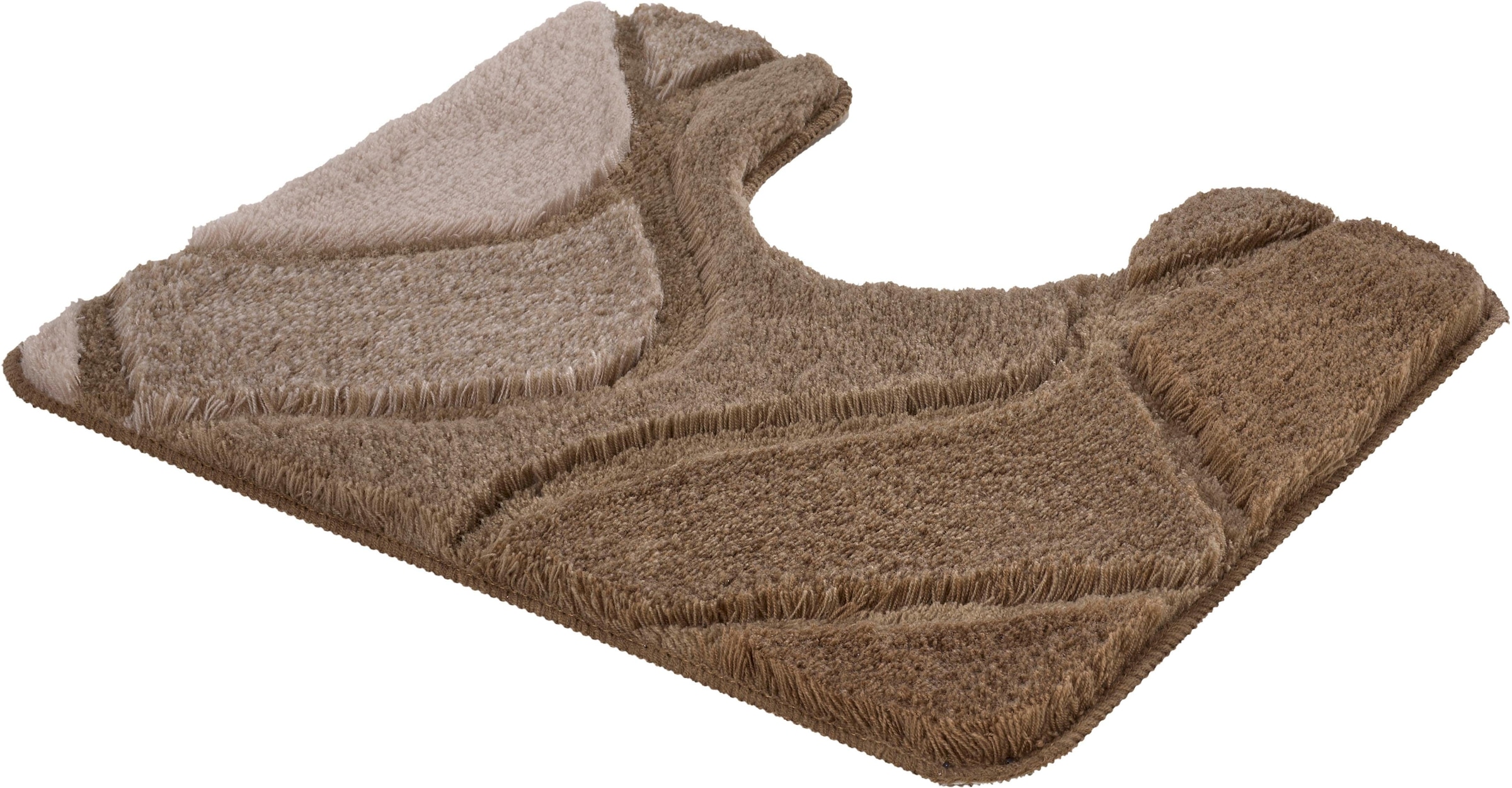 Kleine Wolke Badematte "Fiona", Höhe 20 mm, rutschhemmend beschichtet, fußbodenheizungsgeeignet, Badteppich, modernes We
