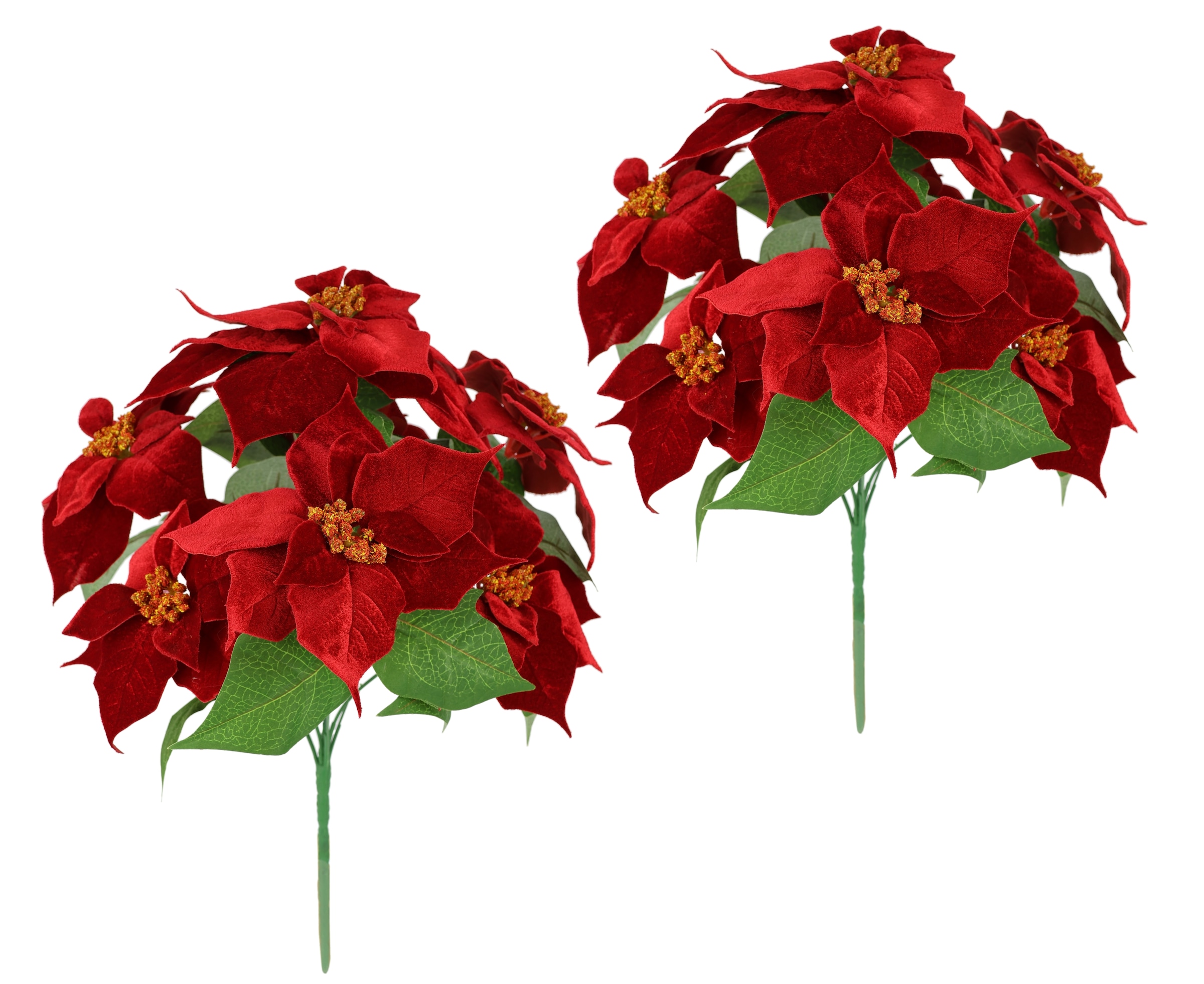 I.GE.A. Kunstblumenstrauß "Samt-Poinsettiabouquet" günstig online kaufen