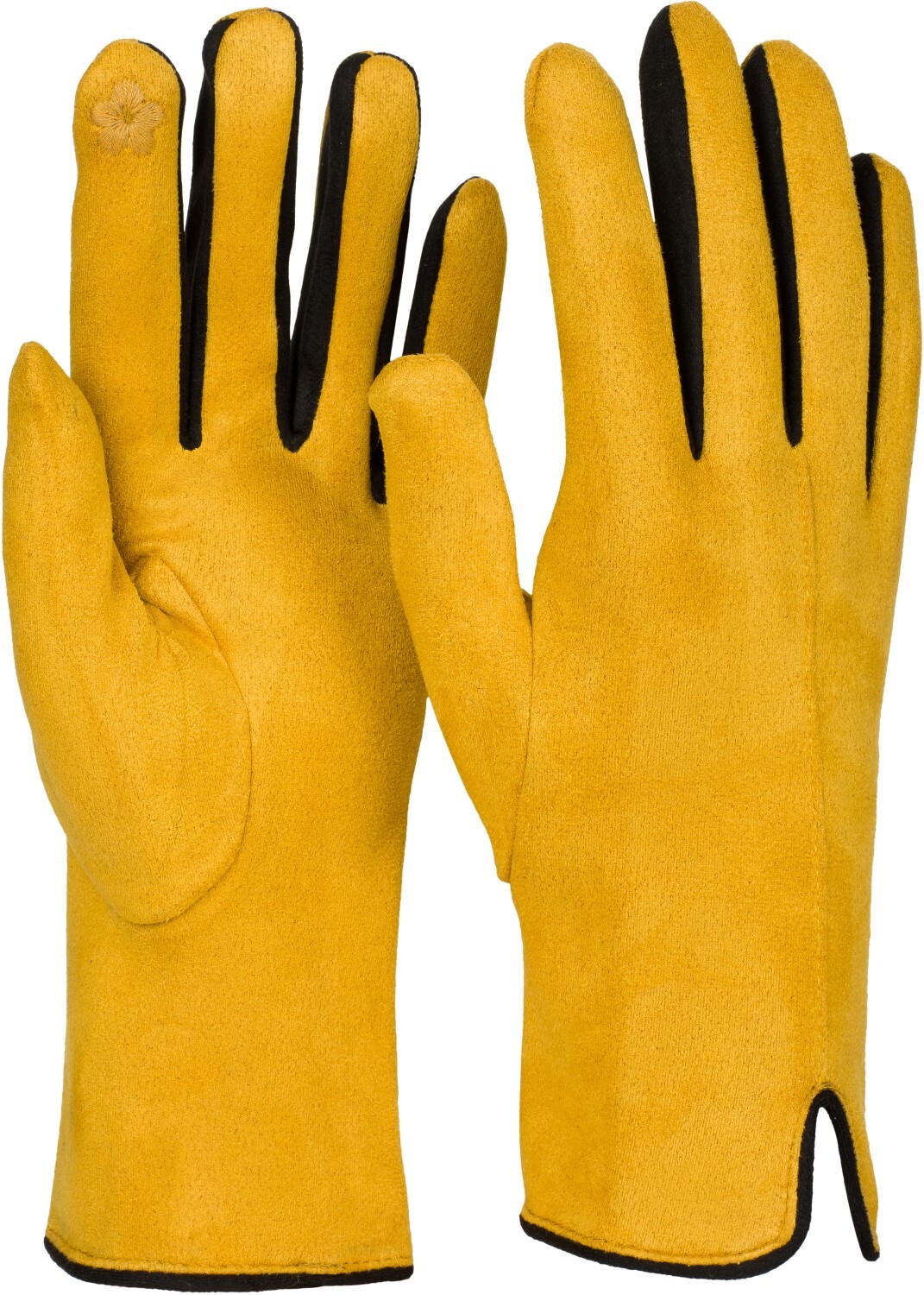 styleBREAKER Fleecehandschuhe "Touchscreen Handschuhe Kontrast" 1 Stk.