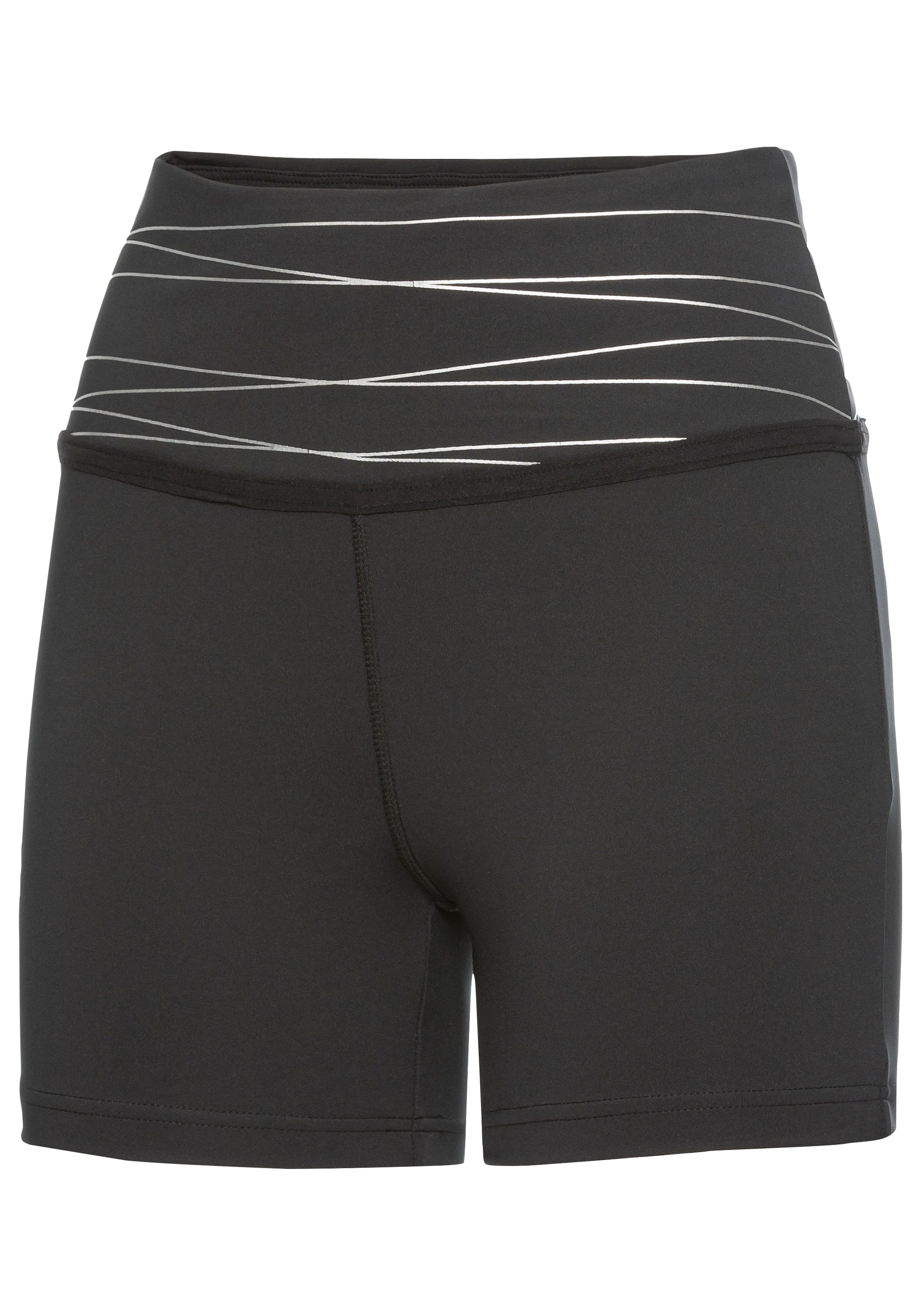 Vivance active Sporthose »-Kurze Hose«, mit breiten Bündchen und Druck