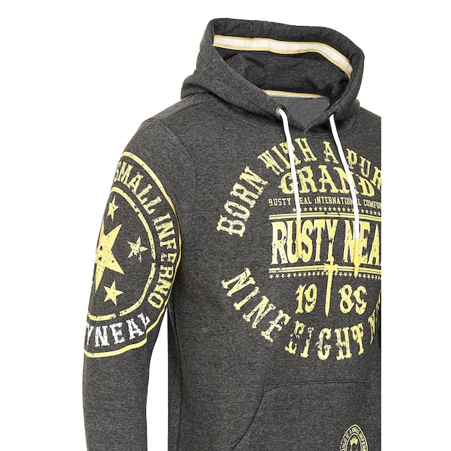 Rusty Neal Kapuzensweatshirt, mit coolen Markenprints ▷ für | BAUR