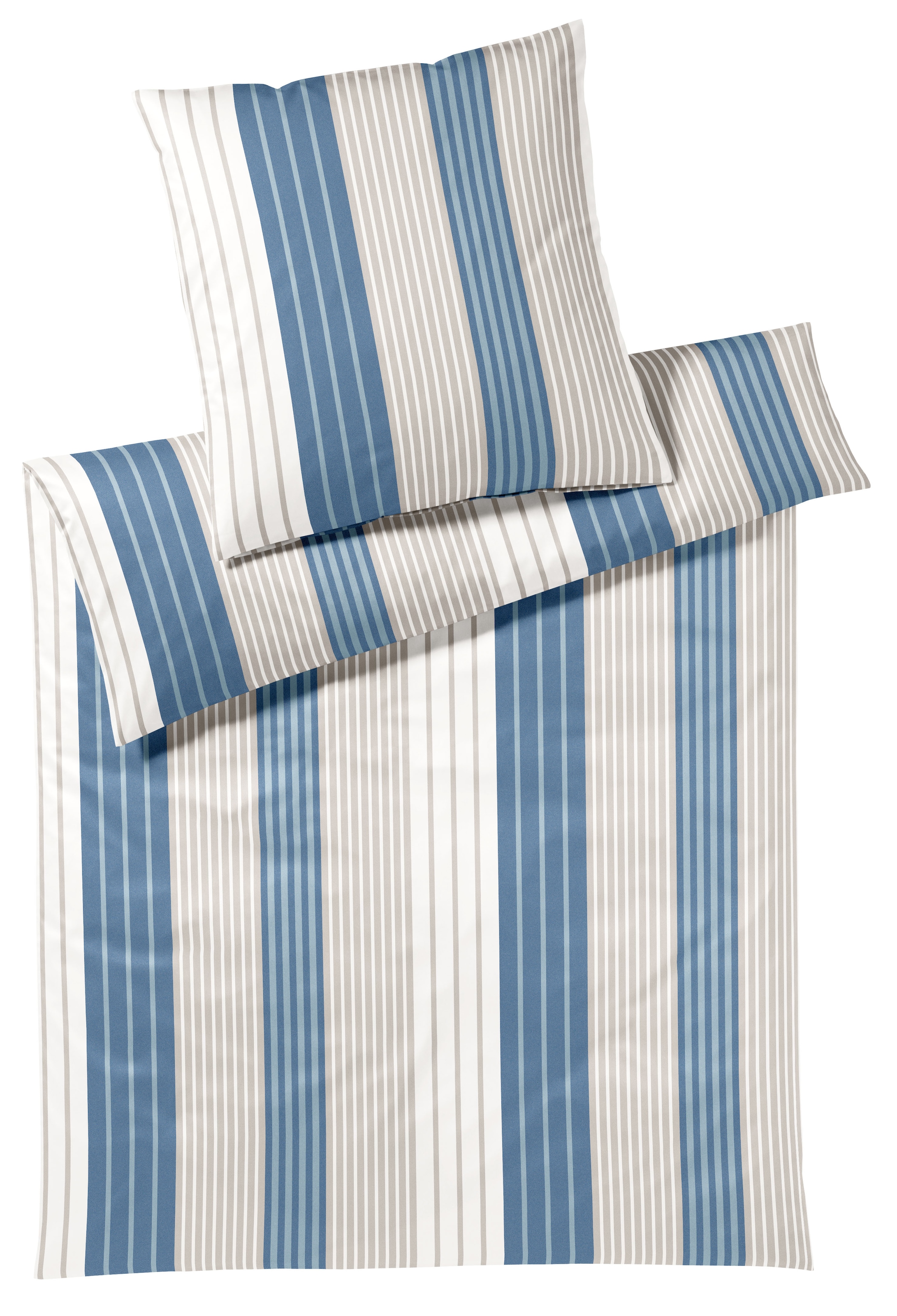 Elegante Bettwäsche "Range" 2 Stk. tlg. angenehmes Hautgefühl günstig online kaufen