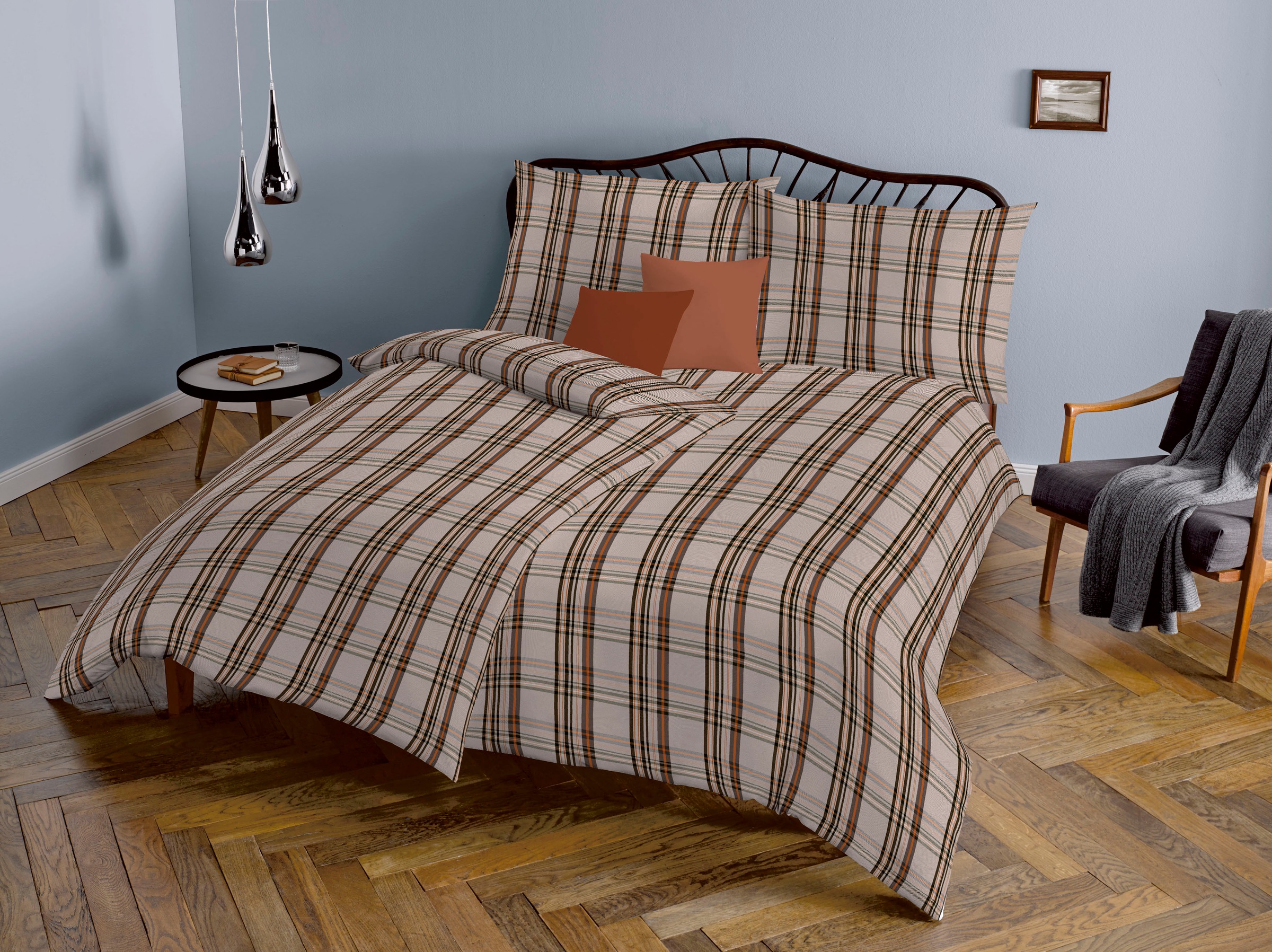 fleuresse Bettwäsche "Lech 4310" 3 tlg. Edelflanell, Baumwolle, in Gr. 135x günstig online kaufen