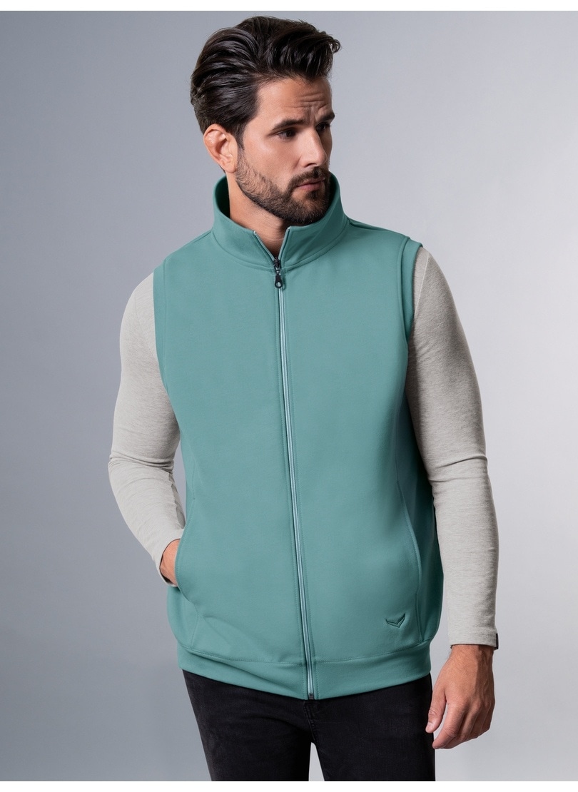 aus Trigema ▷ bequemem Steppweste Weste für | BAUR Sweat-Material« »TRIGEMA