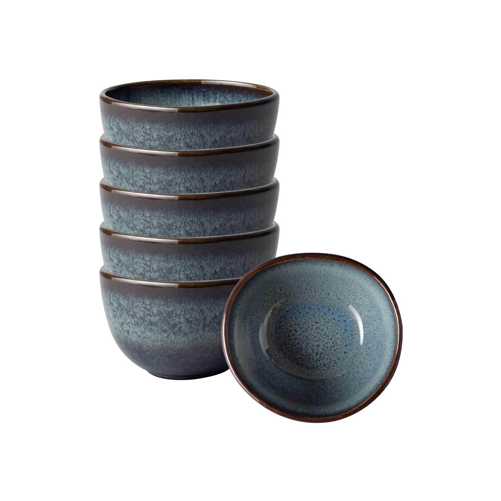 Dipschale "Dipschälchen Lave 140 ml 6er Set", grau, LIKE. BY VILLEROY & BOCH, Schüsseln