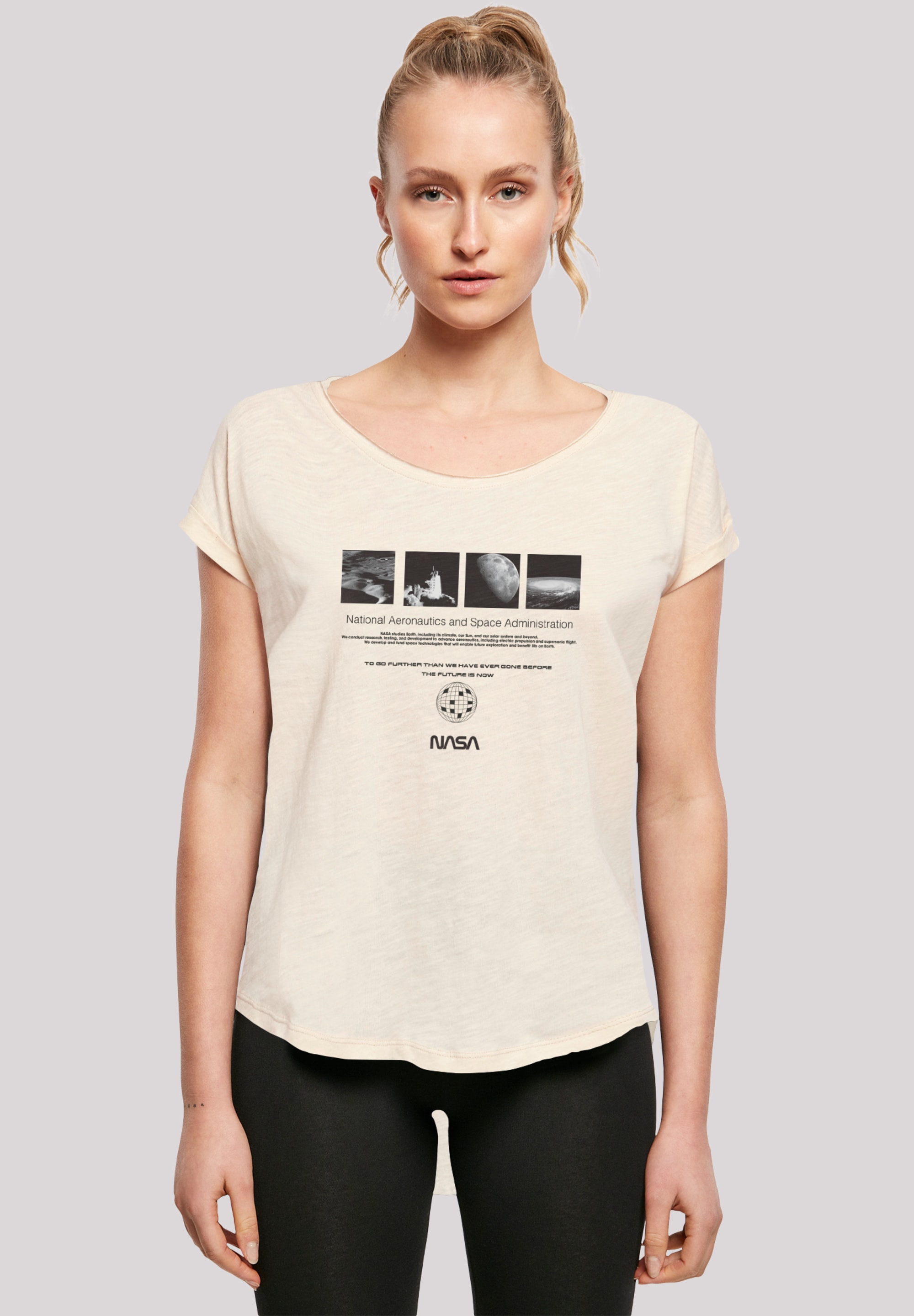F4NT4STIC T-Shirt "NASA Retro Photo Ad The Future Is Now", Premium Qualität günstig online kaufen