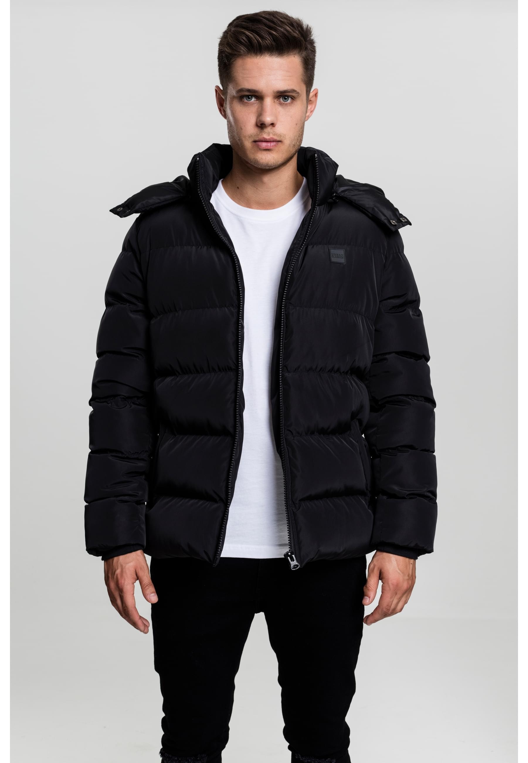 URBAN CLASSICS Allwetterjacke »Urban Classics Herren Hooded Puffer Jacket«, (1 St.), mit Kapuze