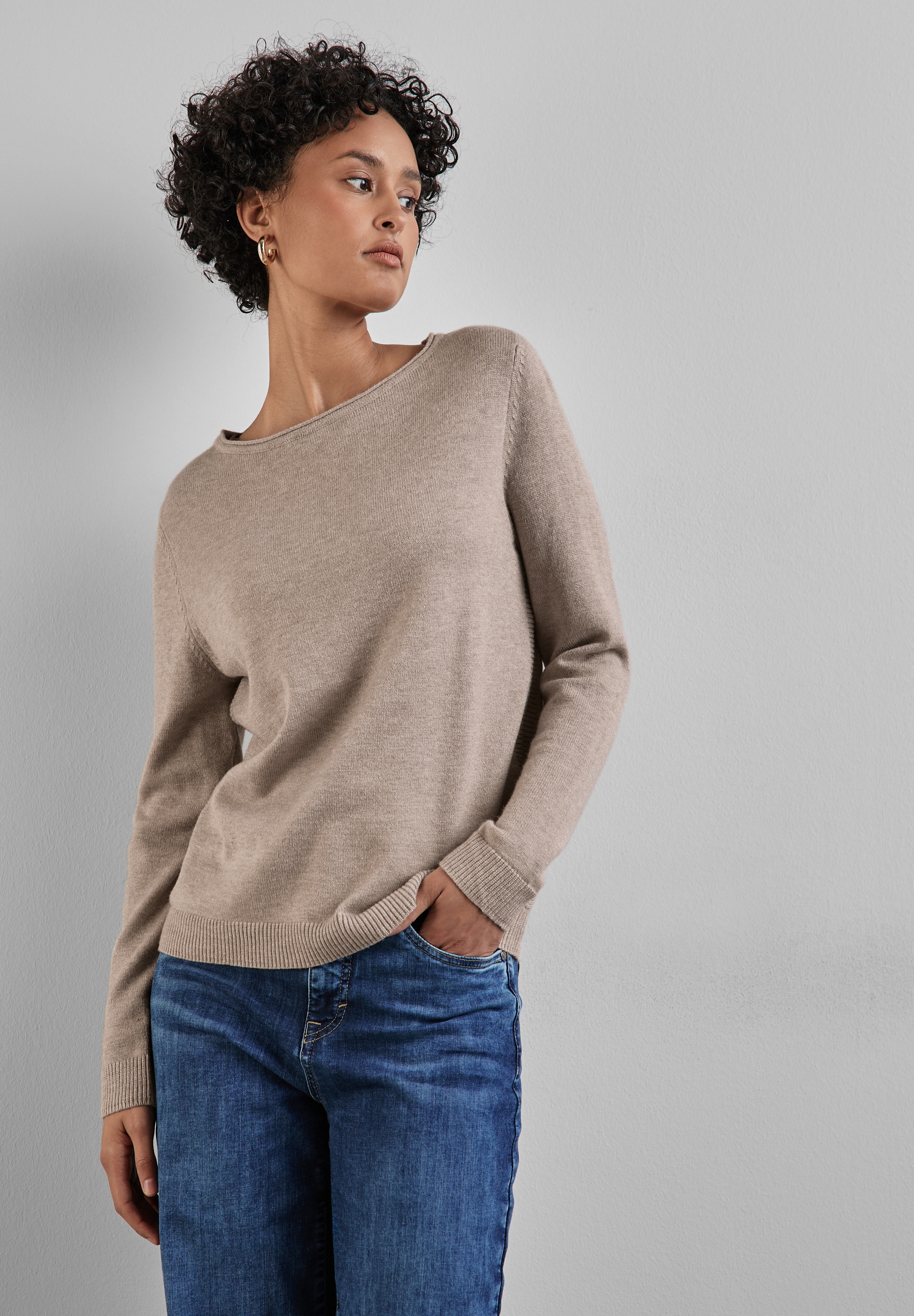 STREET ONE Strickpullover, mit Muster günstig online kaufen