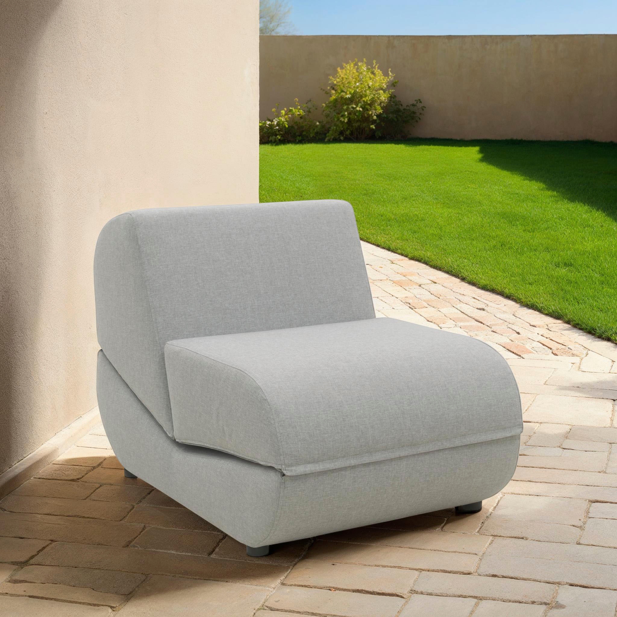 DOMO collection Loungesessel "VENDY Outdoor" 1 Stk. tlg. Zum Schlaf-und Relaxsessel wandelbar