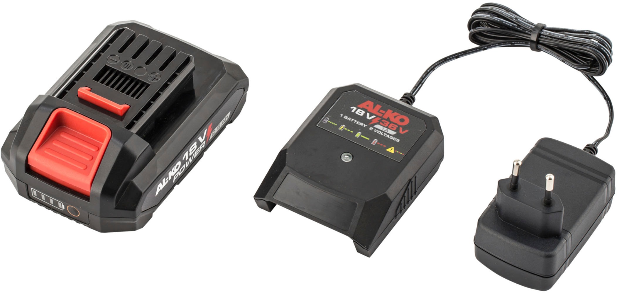 AL-KO Akku Starter-Set "AKKU 18 V POWER STARTERSET B50.6 Li (2,5 Ah)"
