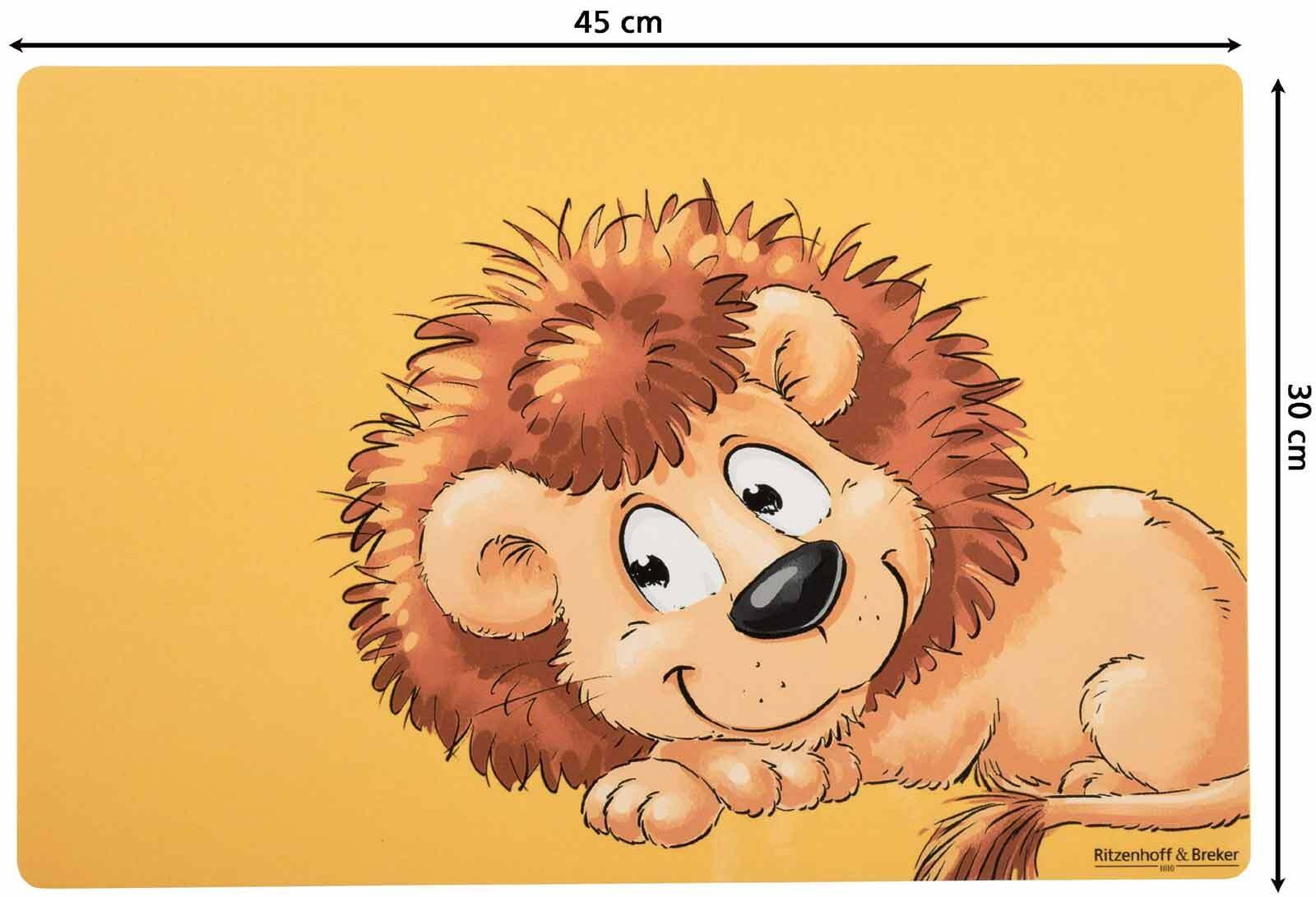 Ritzenhoff & Breker Platzset »Platzsets Happy Zoo 45 x 30 cm 5er Set bunt«