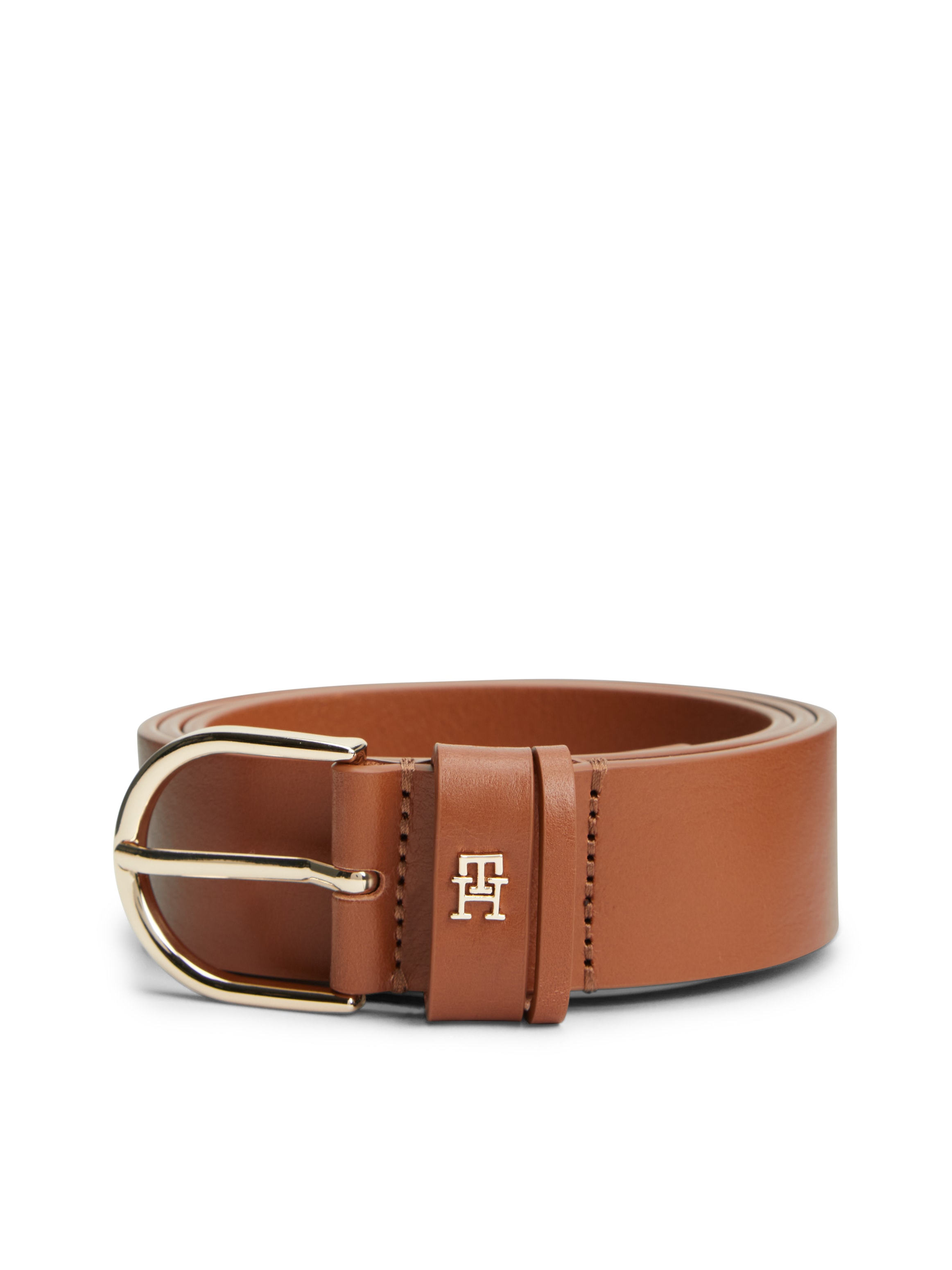 Tommy Hilfiger Ledergürtel »ESSENTIAL EFFORTLESS 3,5 cm breit« Damengürtel, 3,5 cm breit, casual und Jeans, ovale Einfachdornschließe