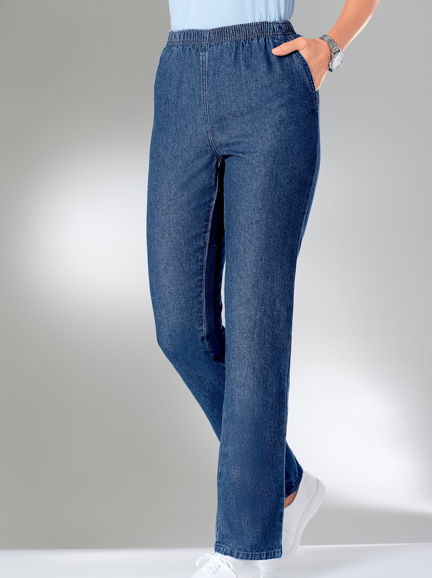 Classic Basics Schlupfjeans, (1 tlg.)